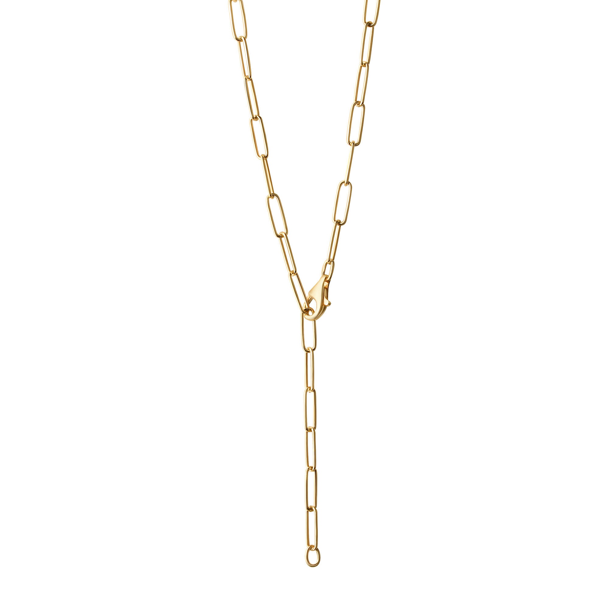 Vivance Collierkettchen »925/- Sterlingsilber vergoldet Gliederkette glanz 55 cm«