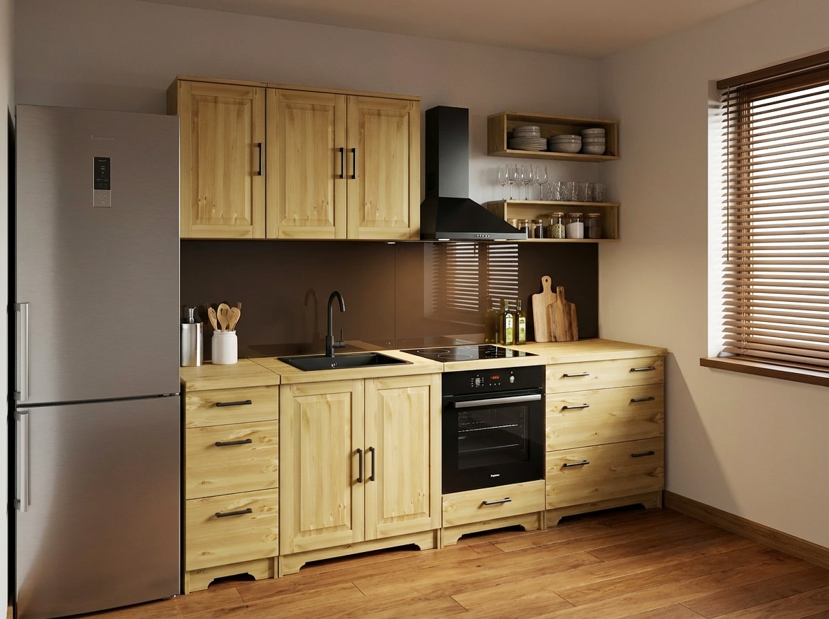 Home affaire Unterschrank »Meliss« aus massiver Kiefer, Breite 40 cm, Soft-Close-Funktion