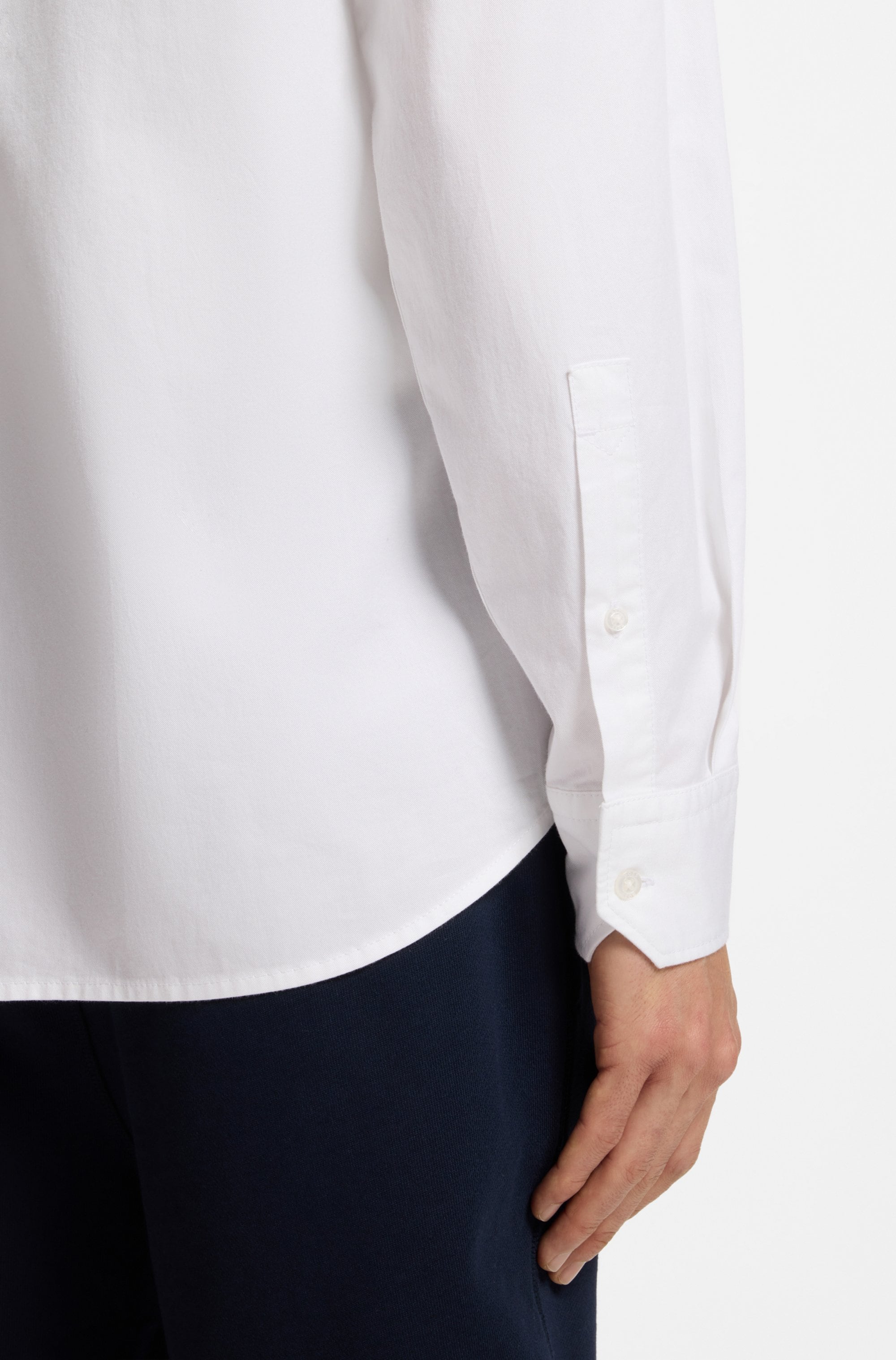 BOSS ORANGE Langarmhemd »Ricoplus M« Button-down-Kragen, Regular Fit, reine Baumwolle