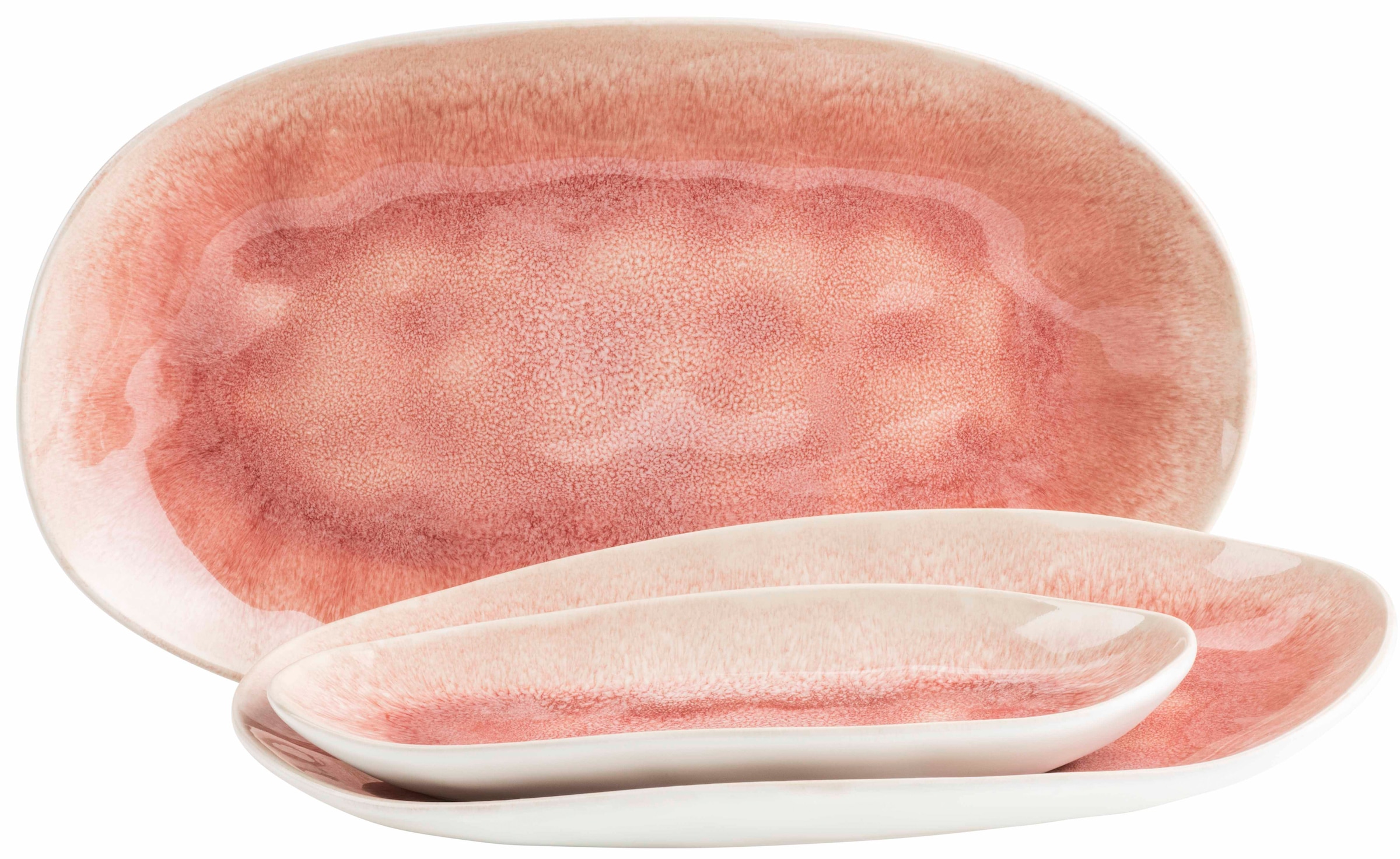 MÄSER Servierplatte »Frozen, Servierplatten-Set, Steinzeug« günstig online kaufen