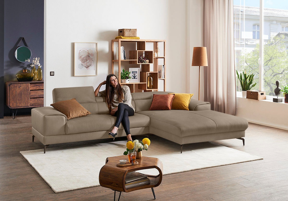 W.SCHILLIG Ecksofa »piedroo, Designsofa mit tollem Sitzkomfort, elegant und günstig online kaufen