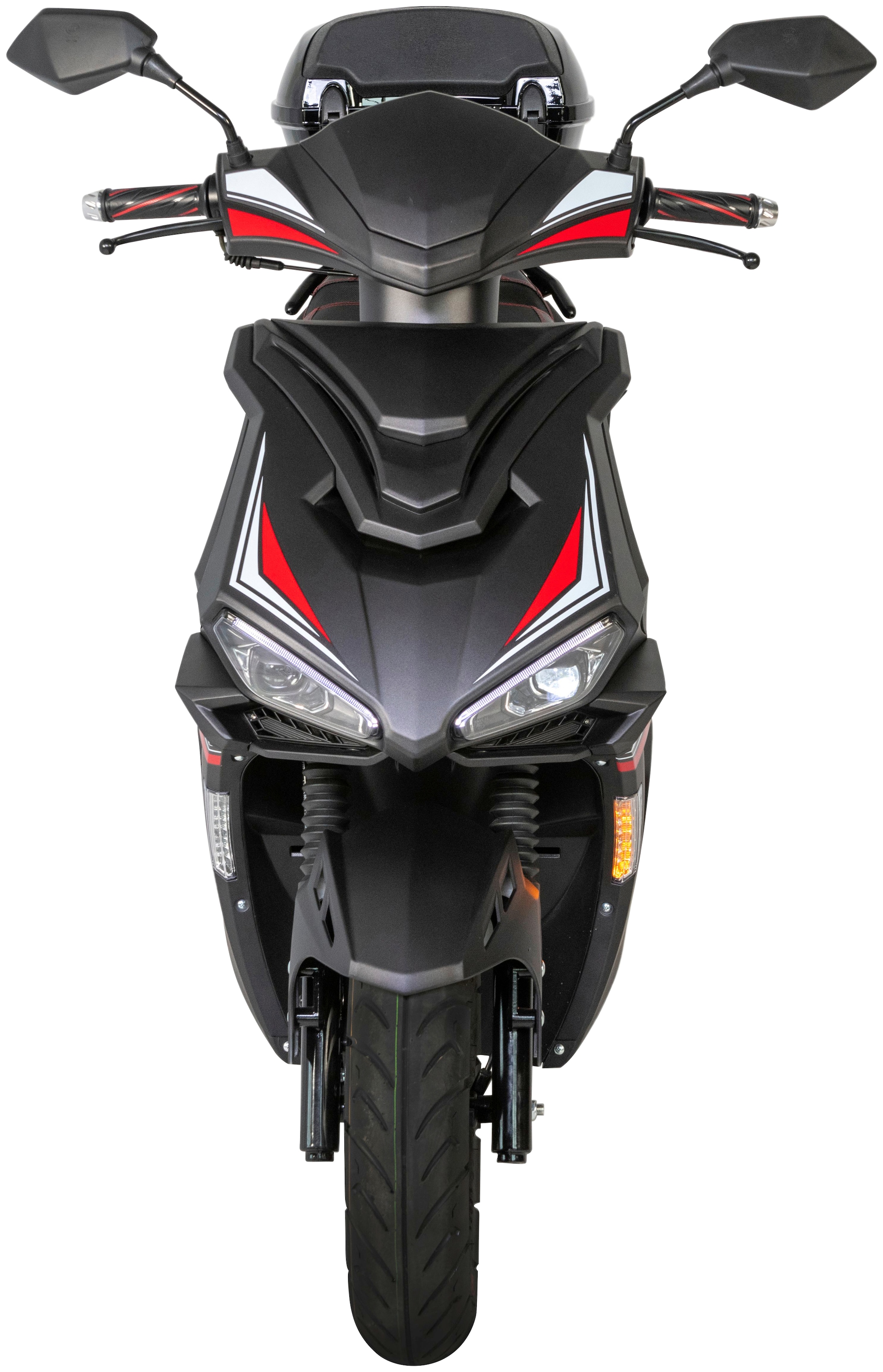 GT UNION Motorroller »Striker«, 125 cm³, 85 km/h, Euro 5, 8,84 PS, (Set), mit  Topcase jetzt im %Sale