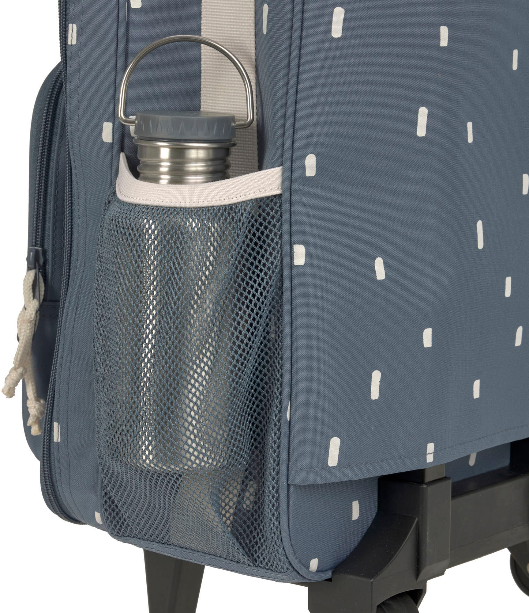 LÄSSIG Kinderkoffer »Happy Prints, Trolley, Midnight Blue«, 2 Rollen