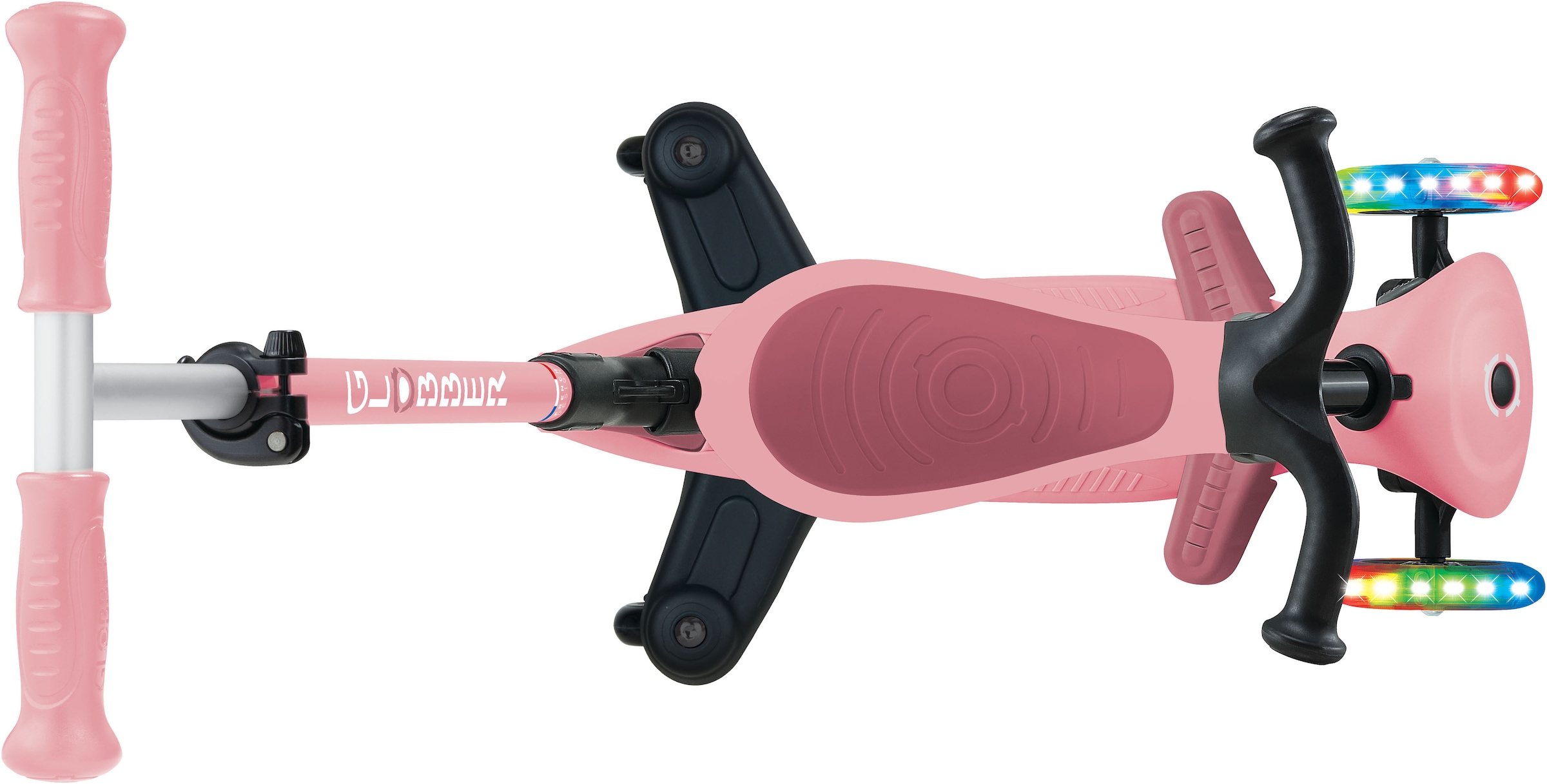 Globber Tretroller »GO-UP ACTIVE LIGHTS 360, mit Leuchtrollen« Aufsitzrad, Laufrad und Scooter