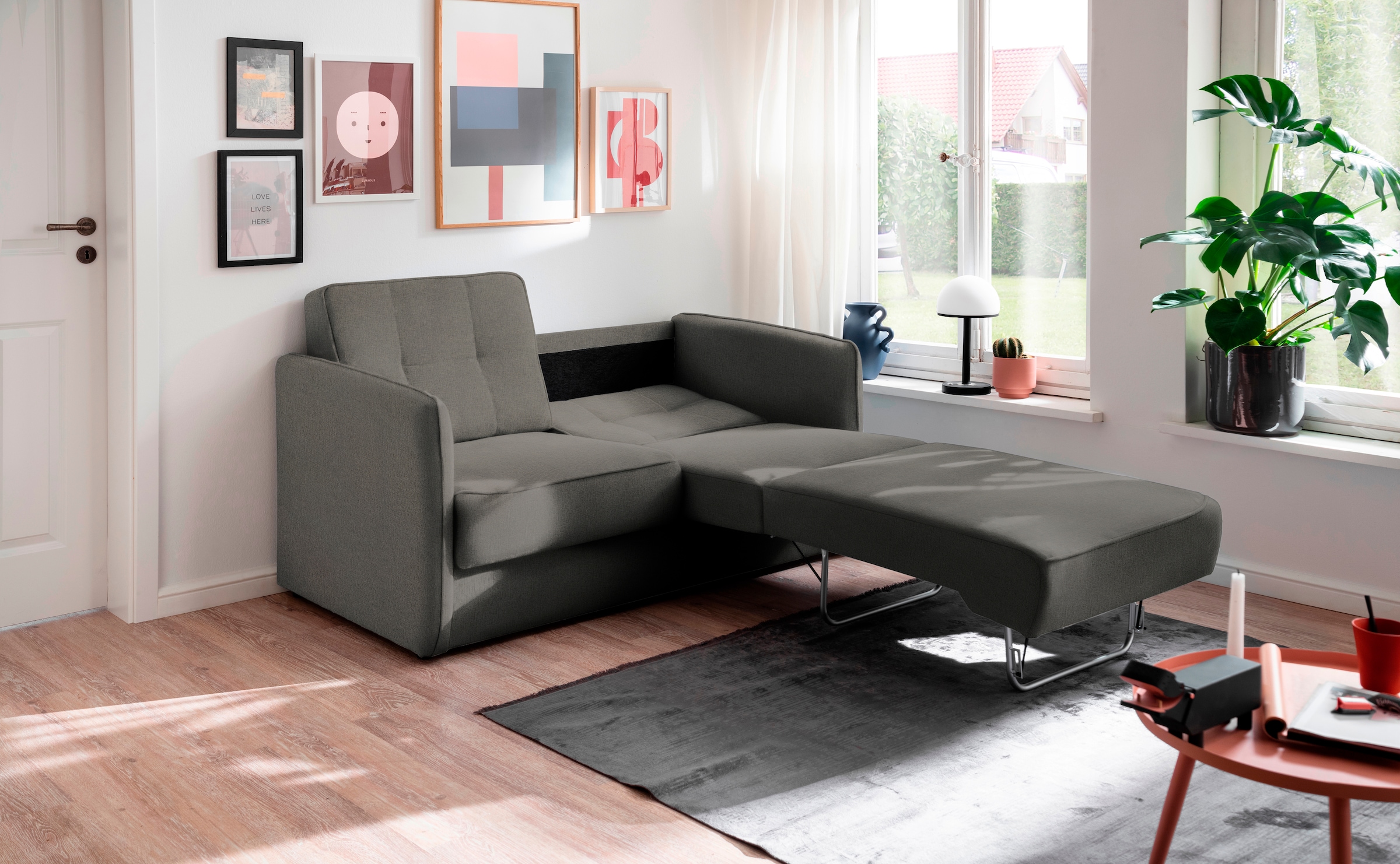 Home affaire Schlafsofa »Milano« zwei einzeln ausziehbare Liegefunktionen günstig online kaufen