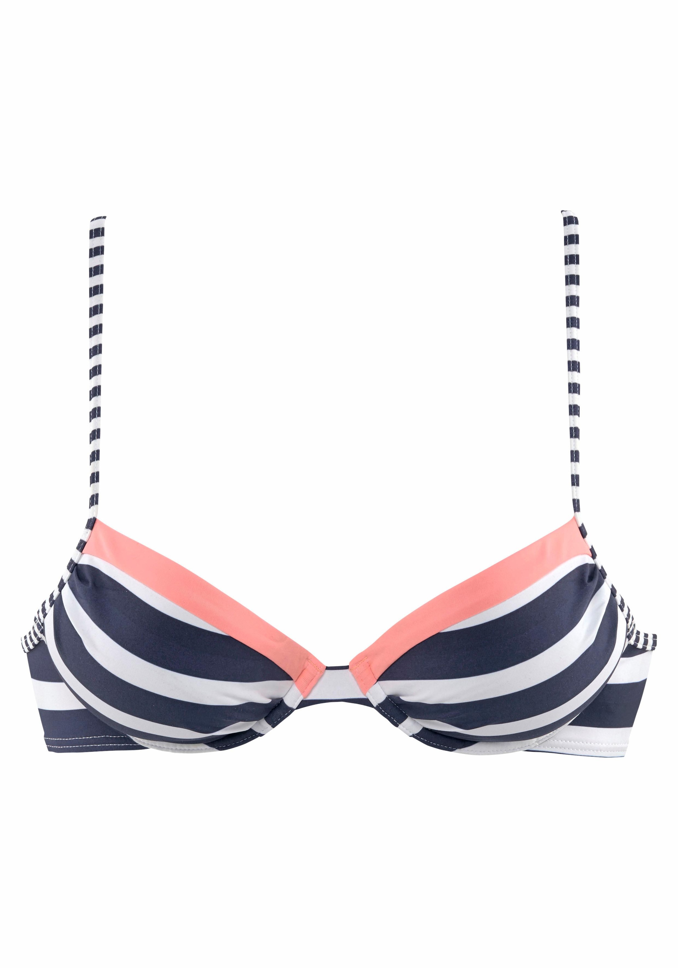 Push-Up-Bikini-Top sportlichen online kaufen KangaROOS Blockstreifendesign im »Anita«,