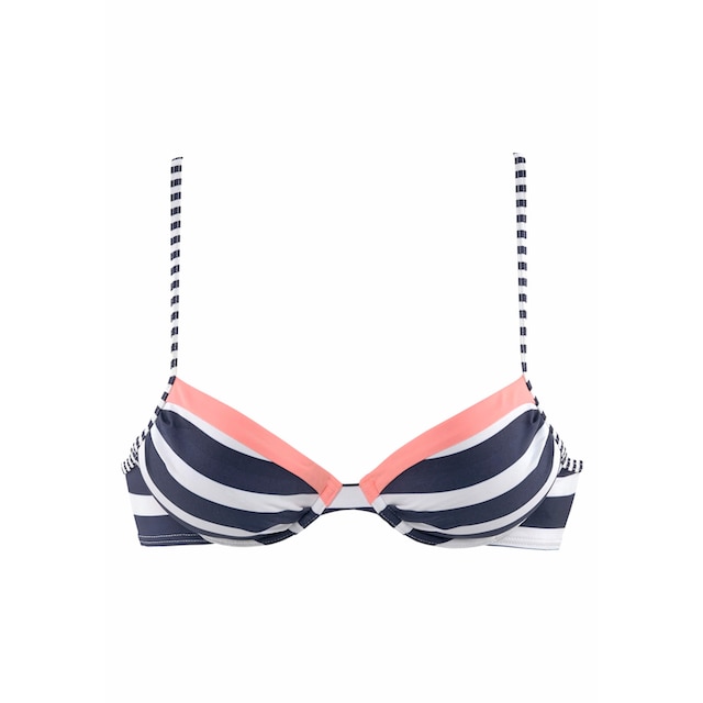 KangaROOS Push-Up-Bikini-Top »Anita«, im sportlichen Blockstreifendesign  online kaufen
