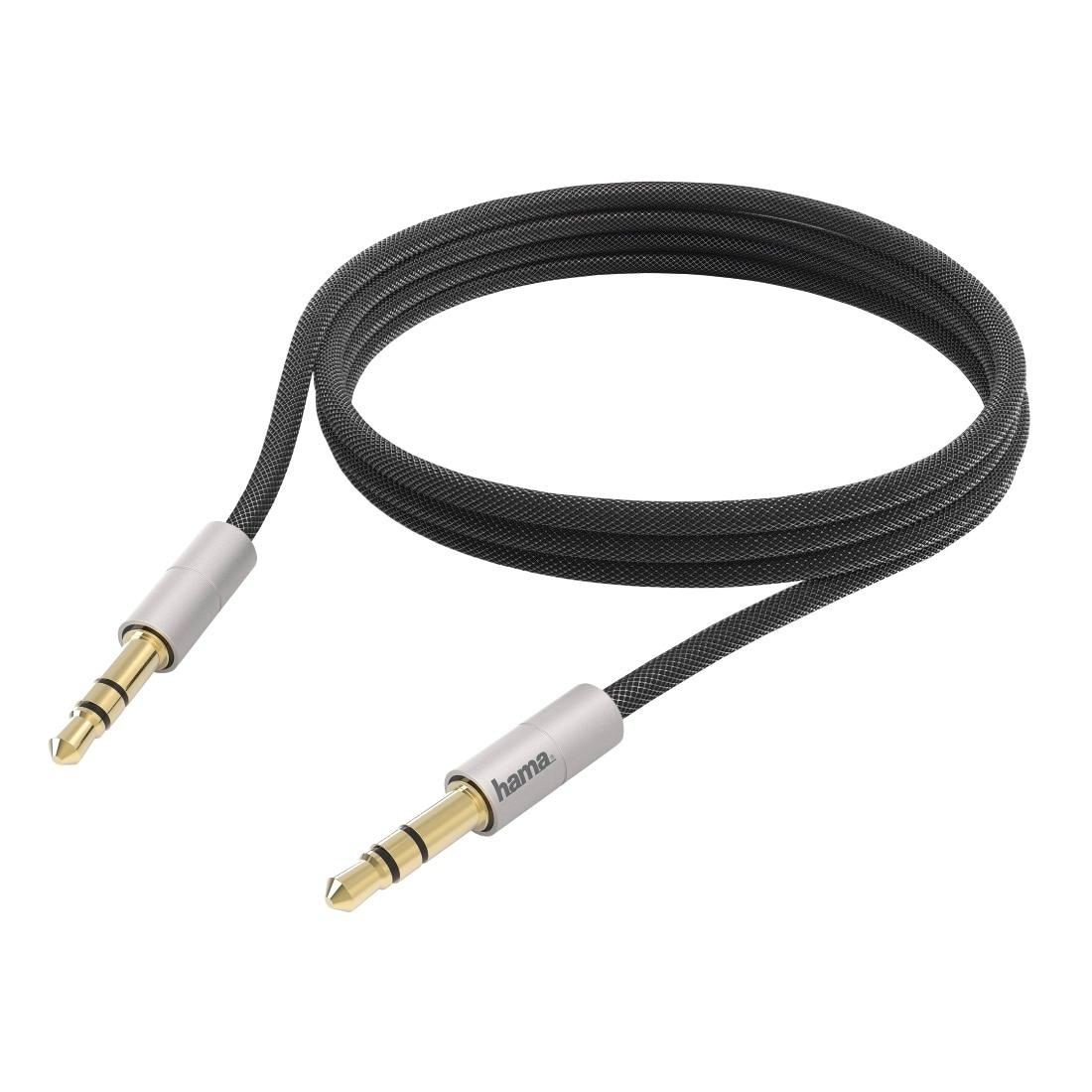 2. Bild von Hama Audio-Kabel »Verbindungskabel "AluLine", 3,5-mm-Klinkenstecker, 2 m Kabel Silber«, 200 cm