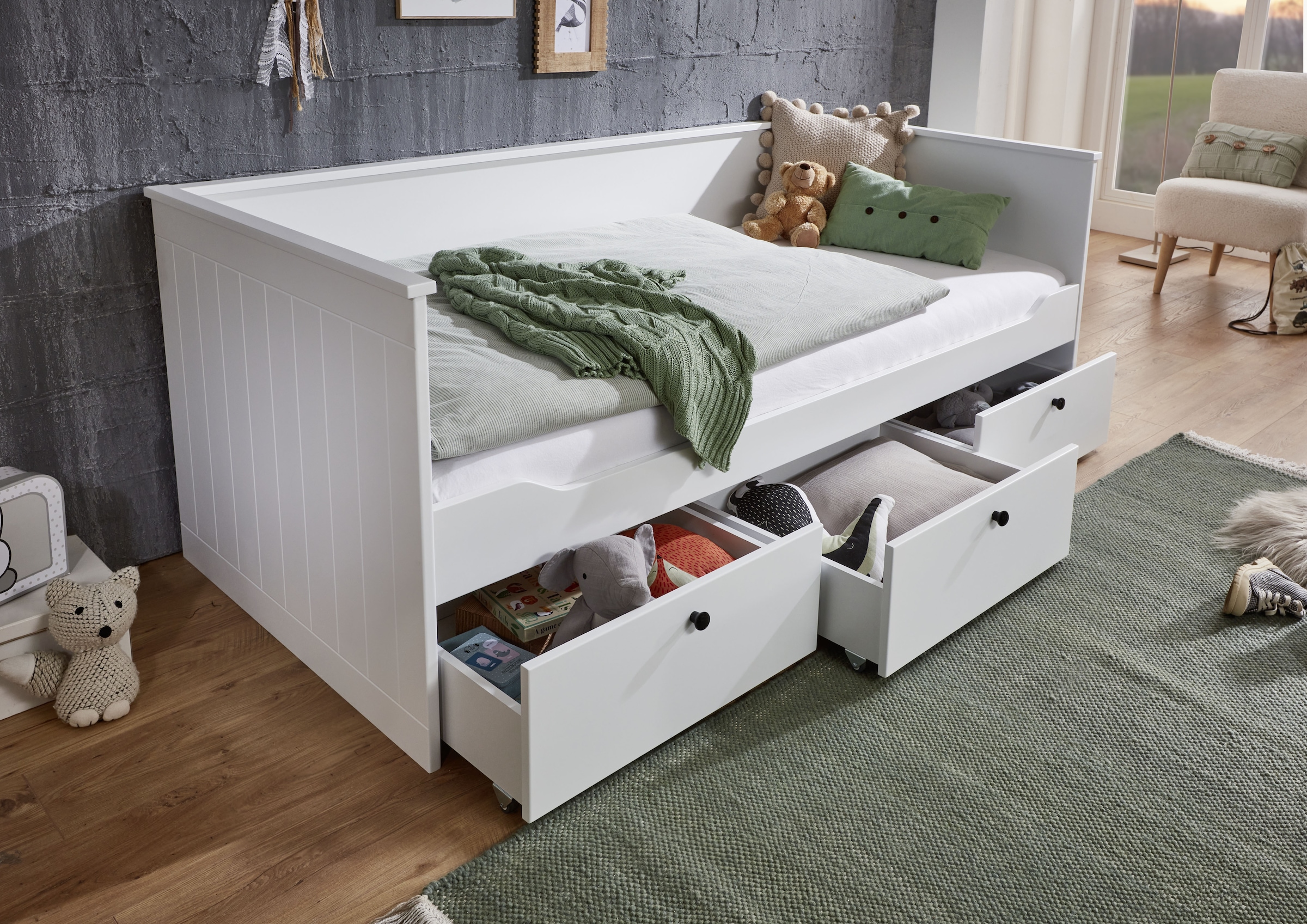 Relita Einzelbett wahlweise mit o. ohne Lattenrost und Federkern- o. Kaltschaum-Matratze