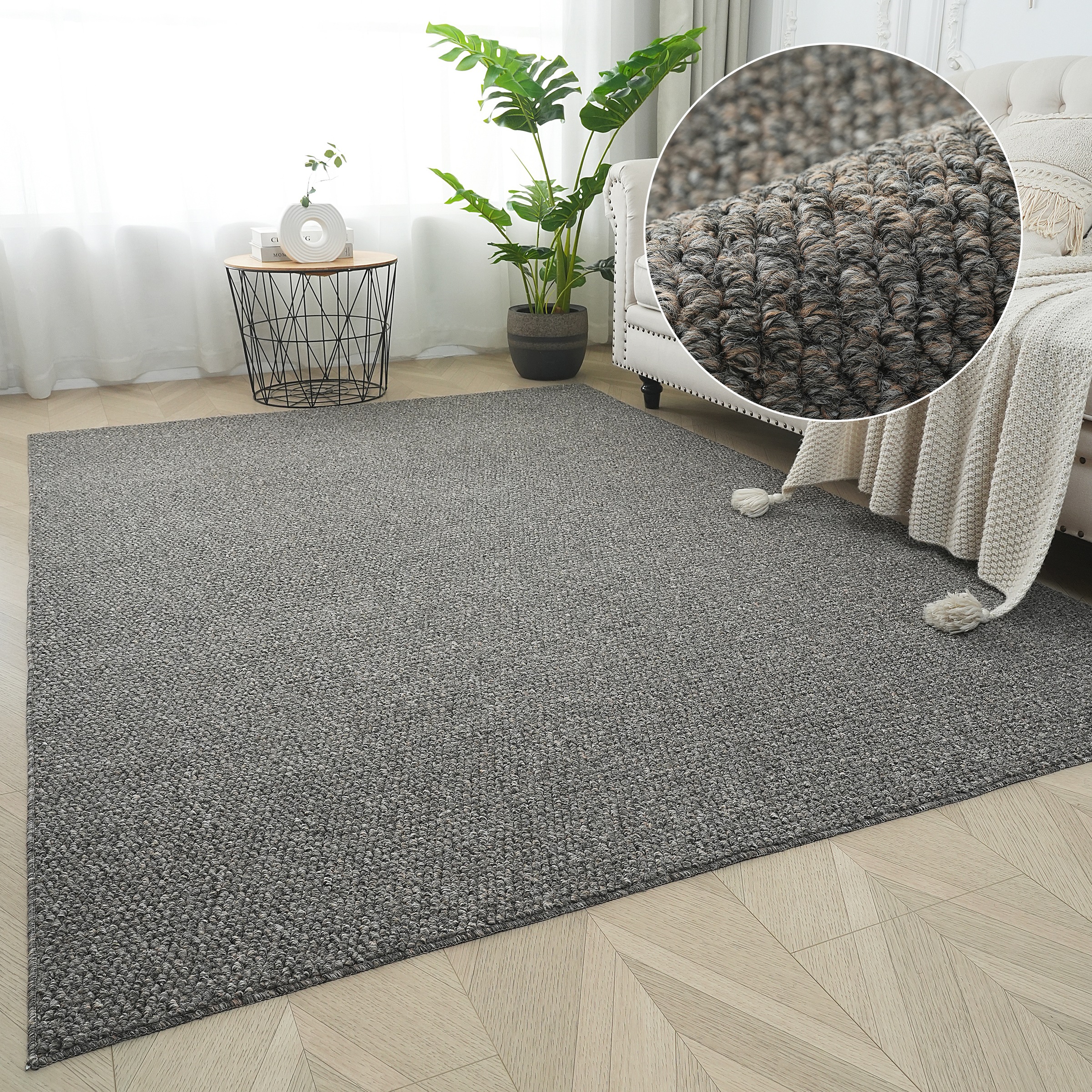 s.Oliver Teppich »Lenni«, rechteckig, 10 mm Höhe, Uni-Farben, kurzflor, was günstig online kaufen