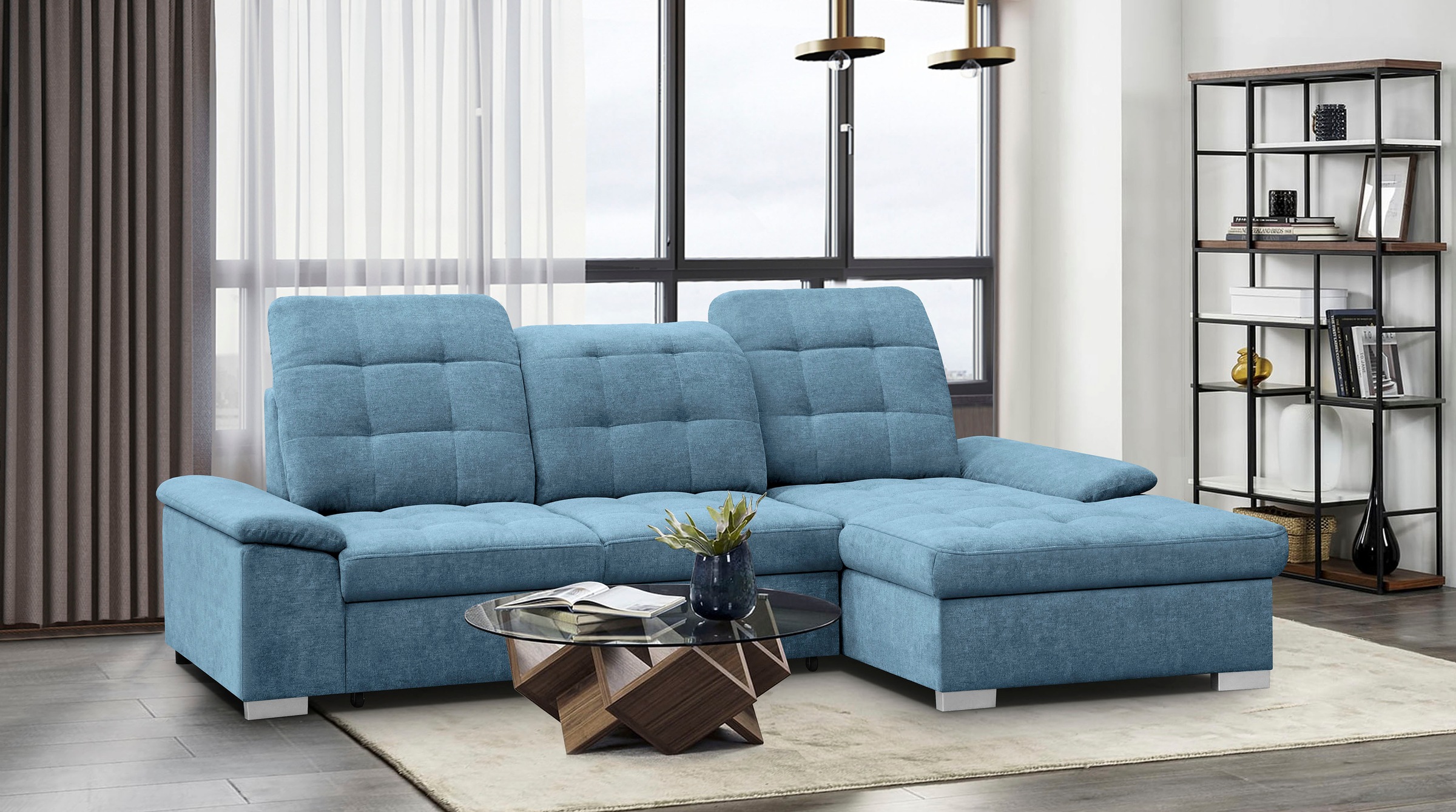 WERK2 Ecksofa »Carmen, mit Bettfunktion & Bettkasten, optional Sitztiefenve günstig online kaufen