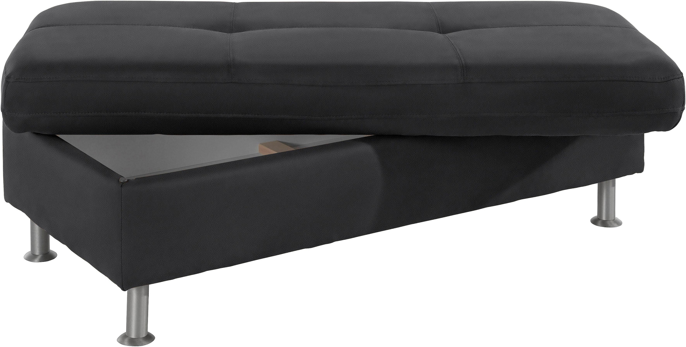 exxpo - sofa fashion Hocker »Maretto Bankhocker mit tollem Sitzkomfort«, praktisches Staufach unter der Sitzfläche