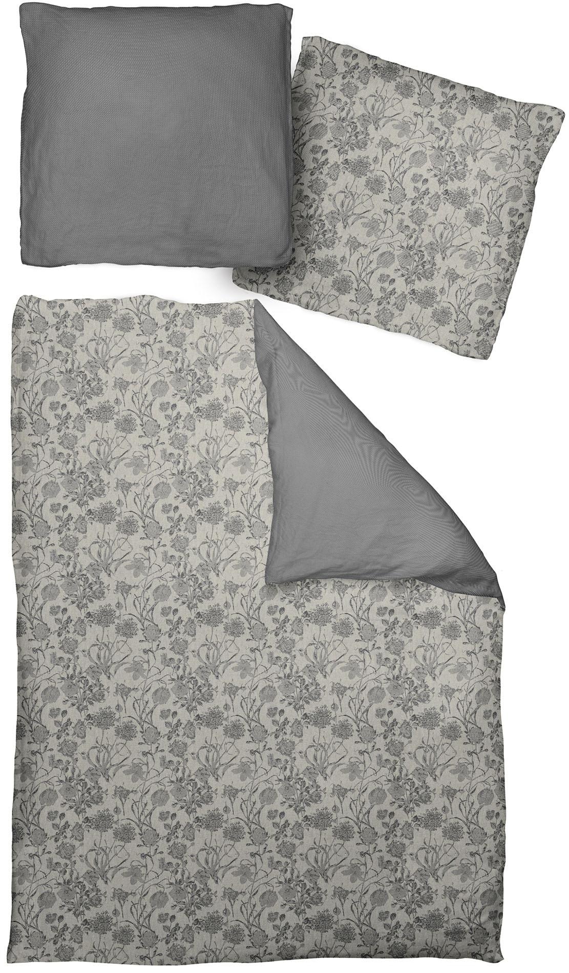Adam Wendebettwäsche »Flower« 2 Stk. tlg. mit Blumen günstig online kaufen