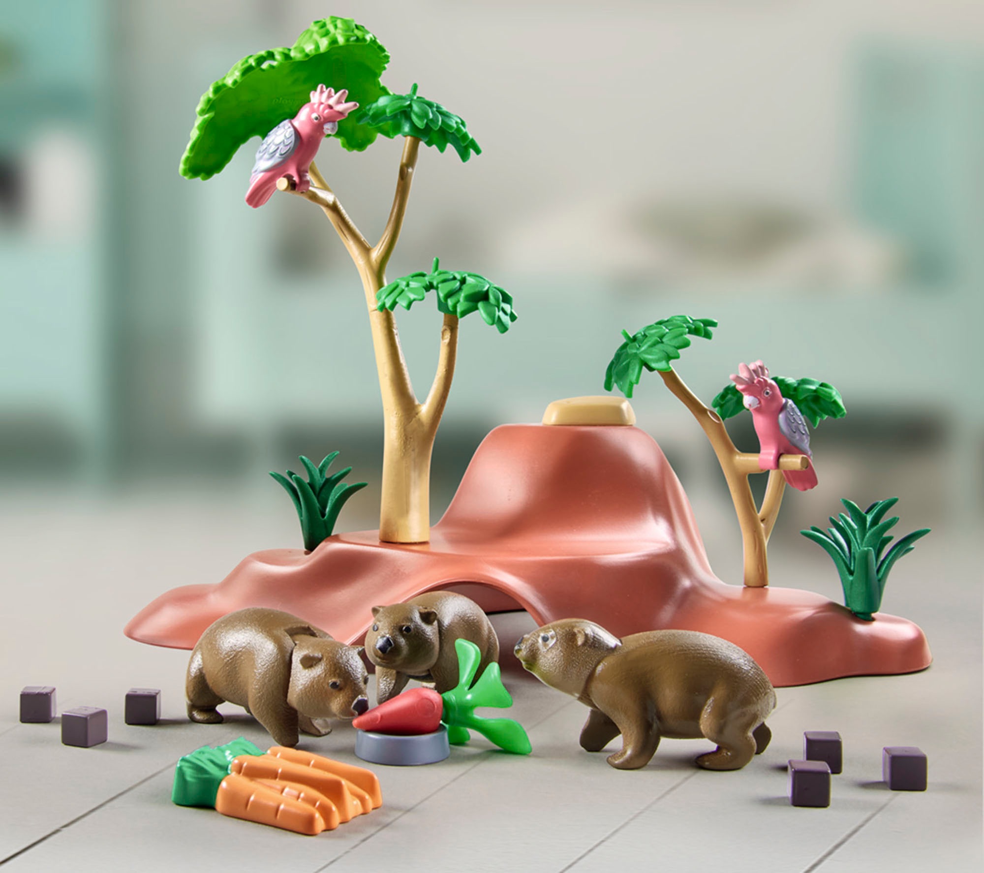 Playmobil® Konstruktions-Spielset »Wombat Unterschlupf (71625), Wiltopia«, (47 St.), Made in Germany