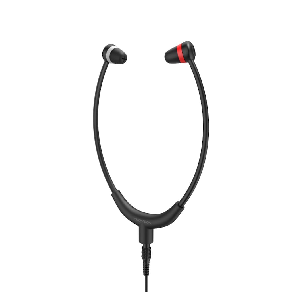 Thomson In-Ear-Kopfhörer »TV Headset In-Ear mit Kinnbügel, getrennte Lautstärkeregler Kabel 8 m«
