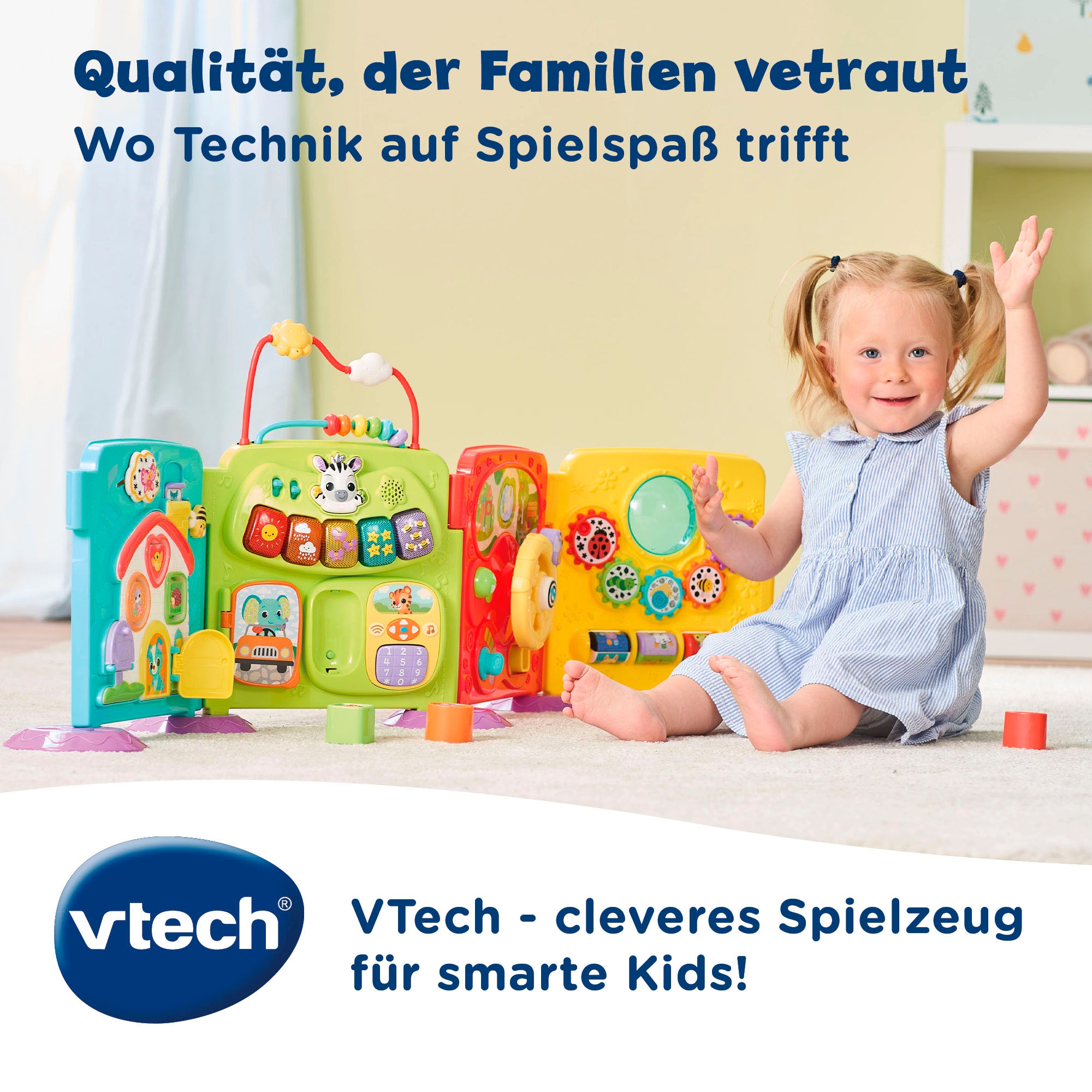 Vtech® Lernspielzeug »Babys 3-in-1 Spielwelt« mit Licht und Sound