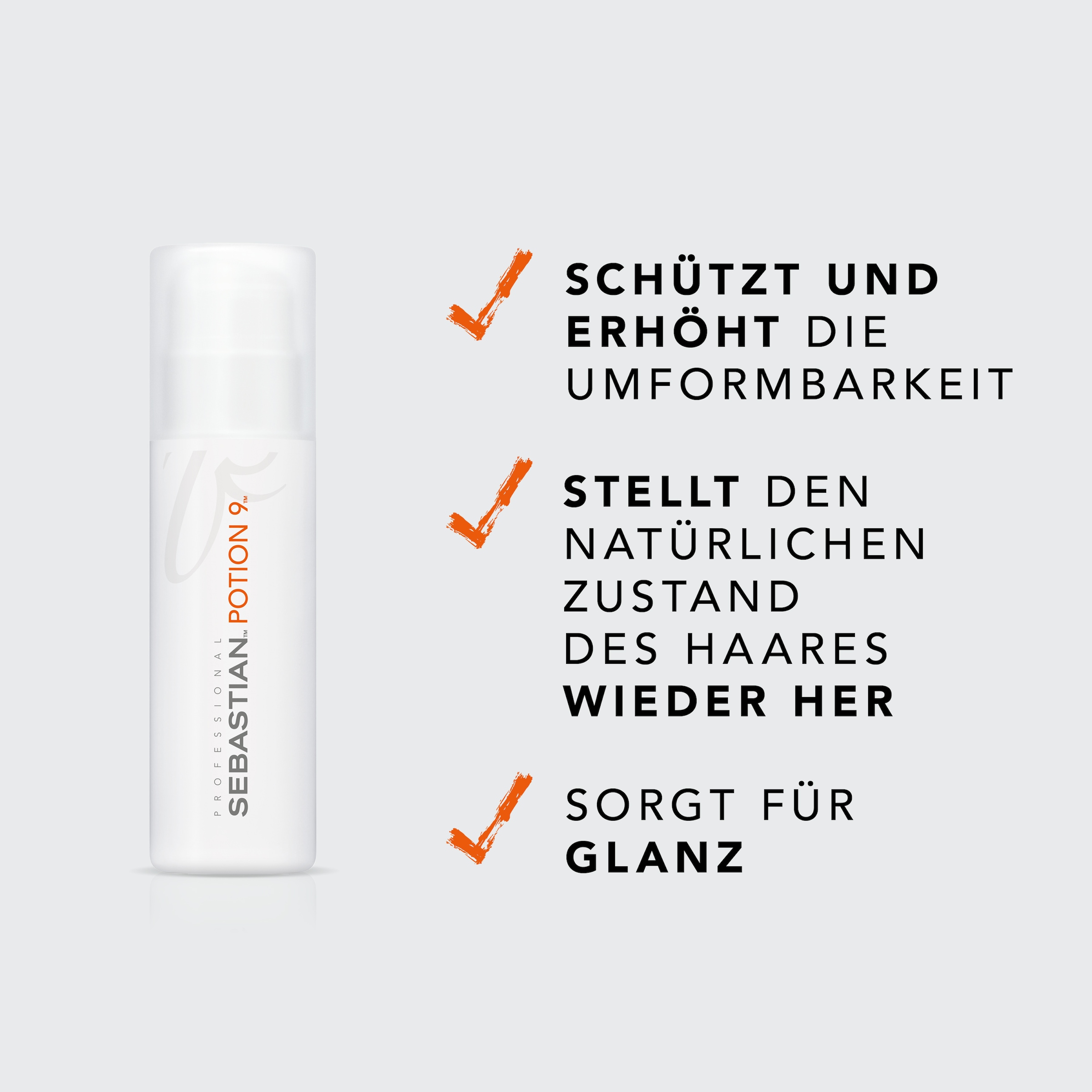 Sebastian Professional Haarcreme »POTION 9« Leave-in, leichter Halt, pflegend