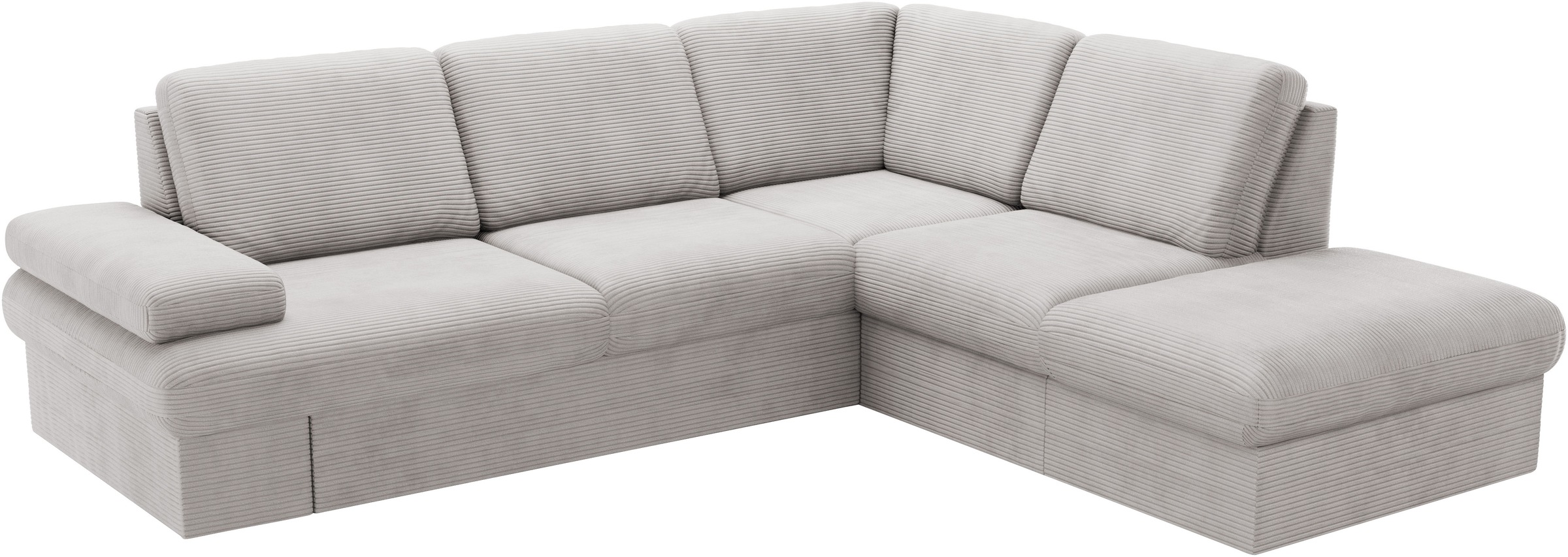 sit&more Ecksofa »Moreno L-Form, B: 238 cm«, mit Armteilverstellung, optional Bettfunktion