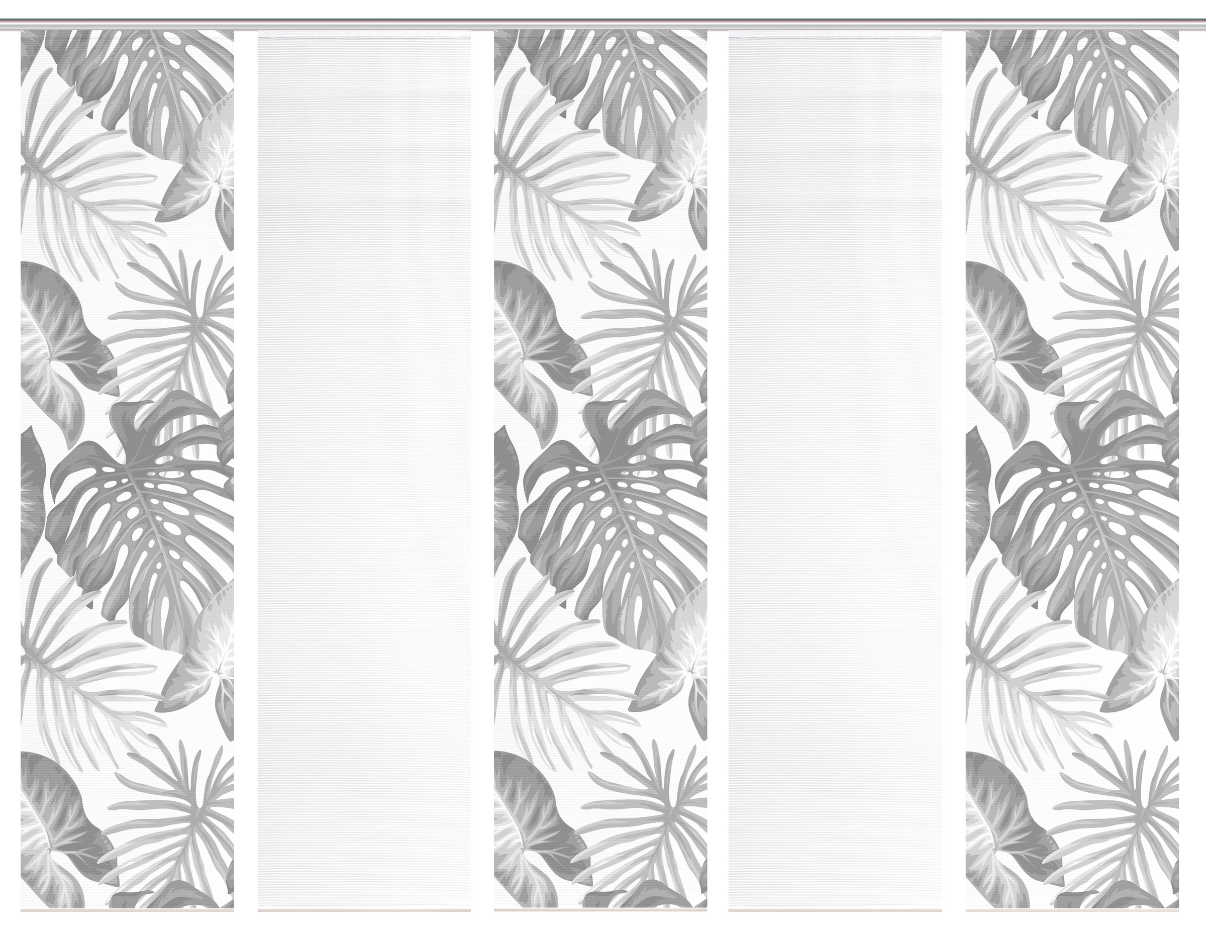 Vision S Schiebegardine »SANJA« Paneelwagen 5 Stk. tlg. Schiebevorhang,Bambusoptik,Digitaldruck,SET