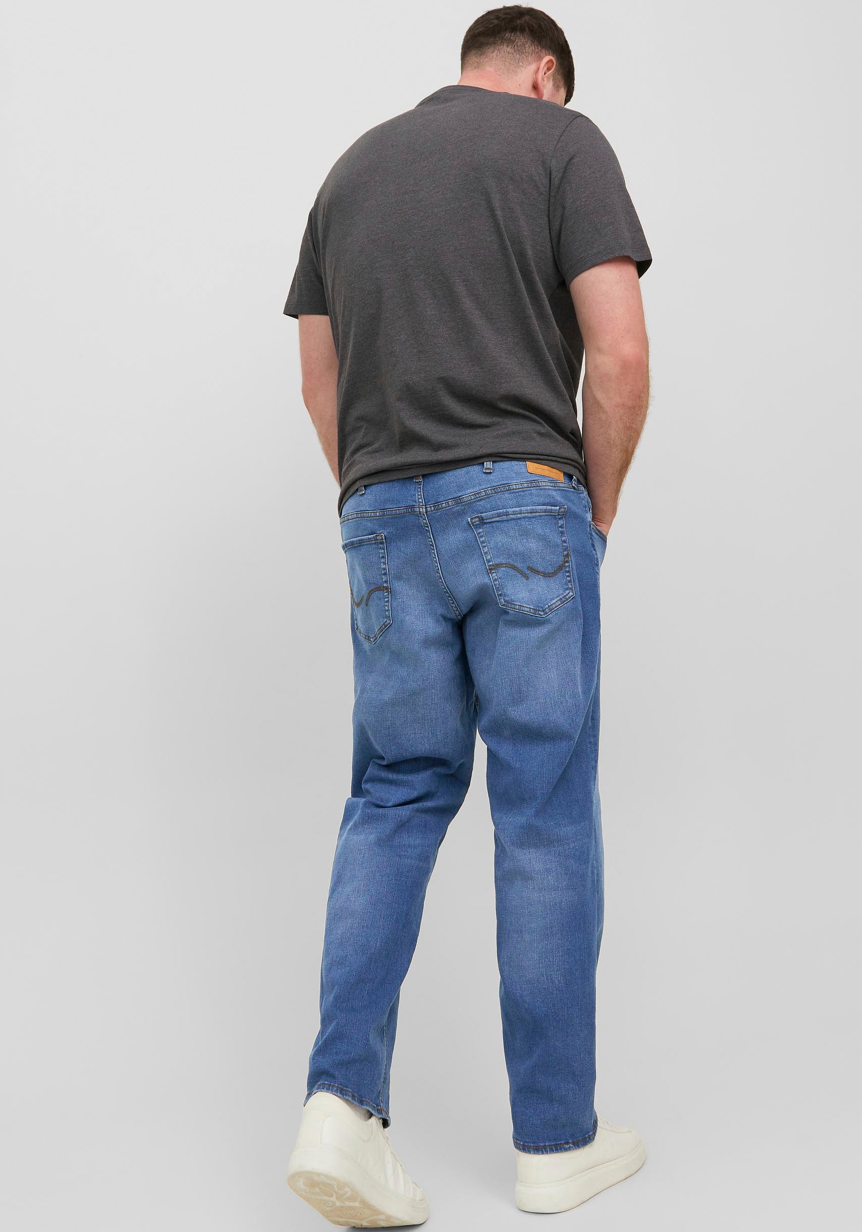 Jack & Jones PlusSize Comfort-fit-Jeans »JJIMIKE JJORIGINAL SQ 223 NOOS PLS«