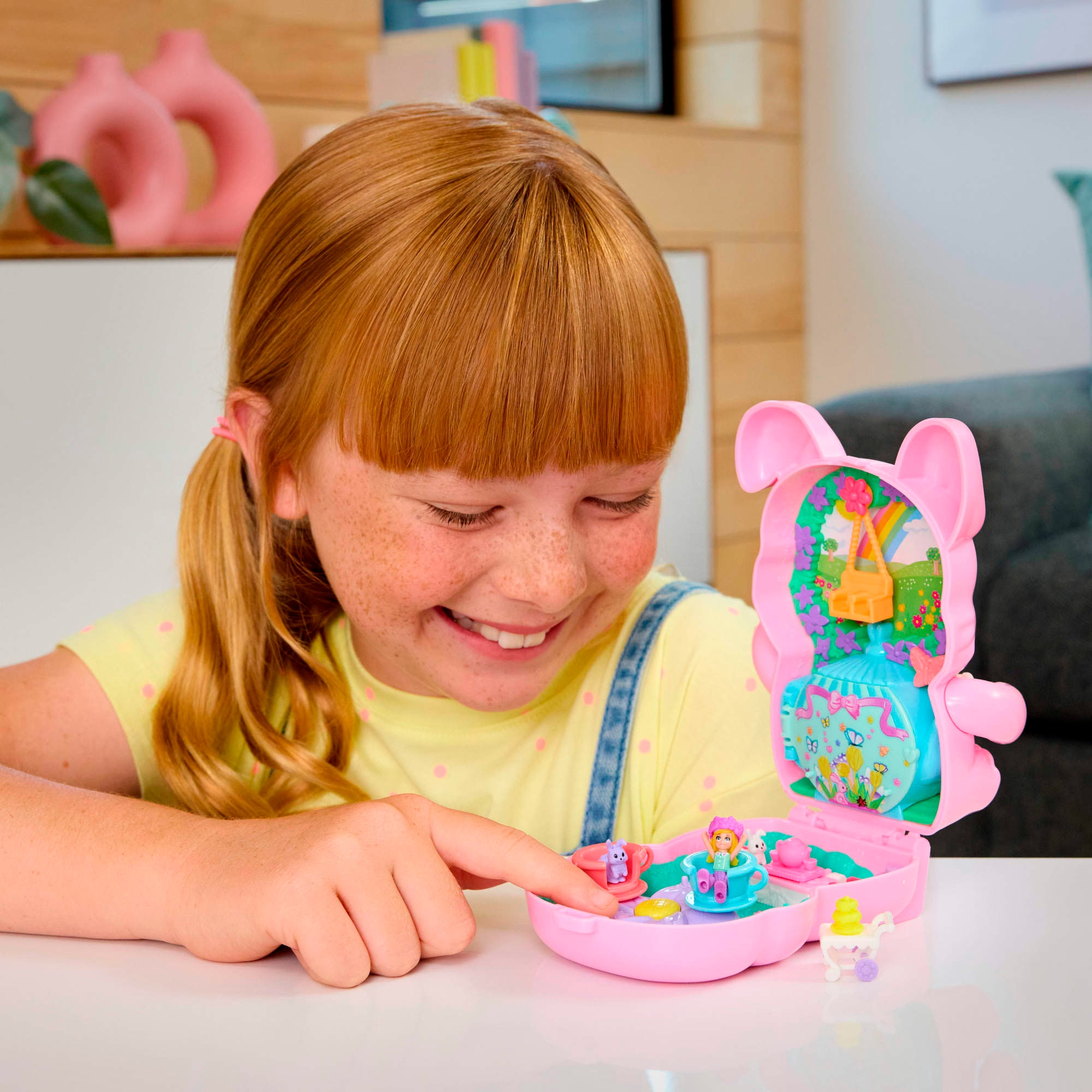 Polly Pocket Spielwelt »Teeparty-Häschen-Schatulle«