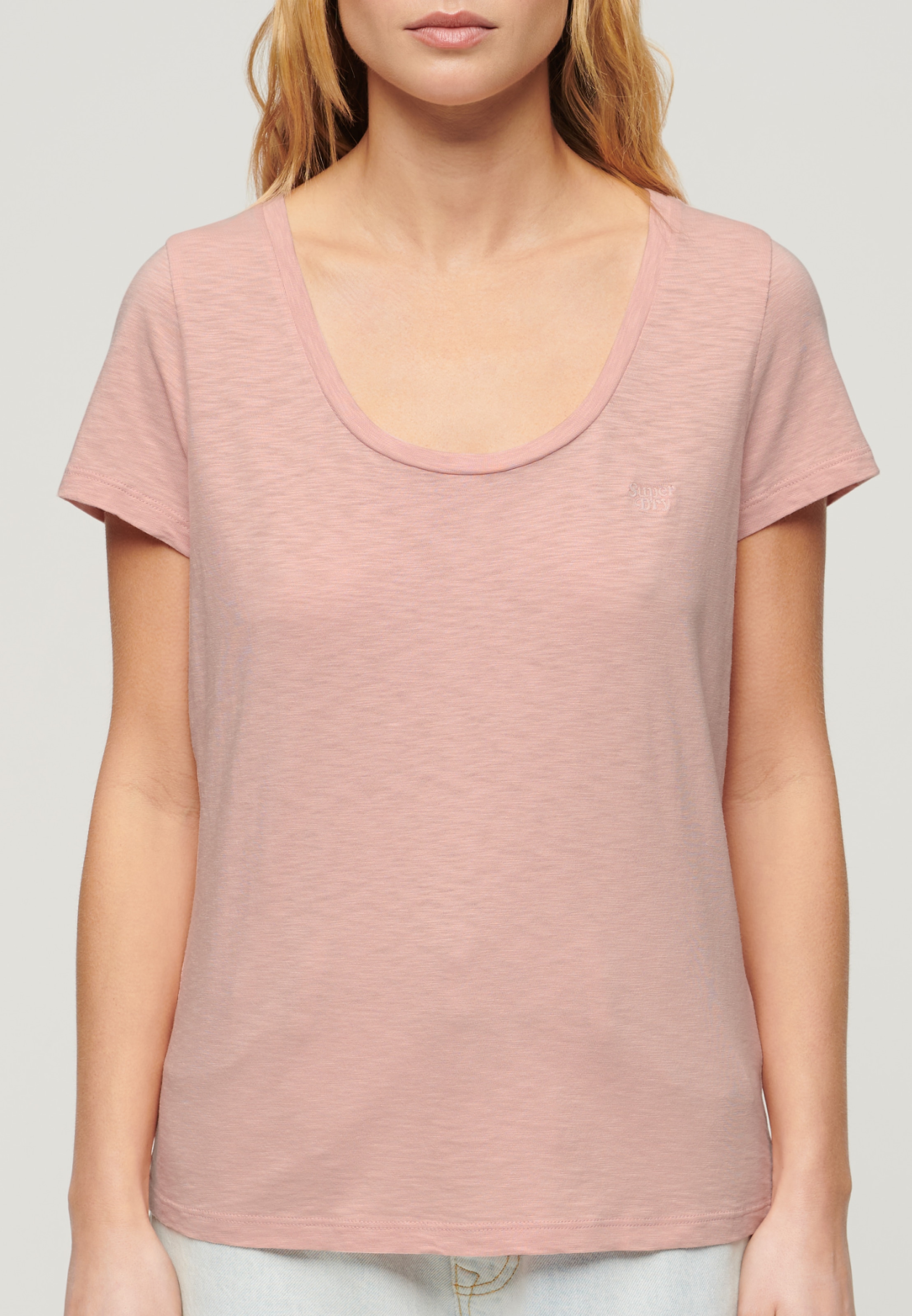 Superdry Kurzarmshirt »SCOOP NECK TEE«