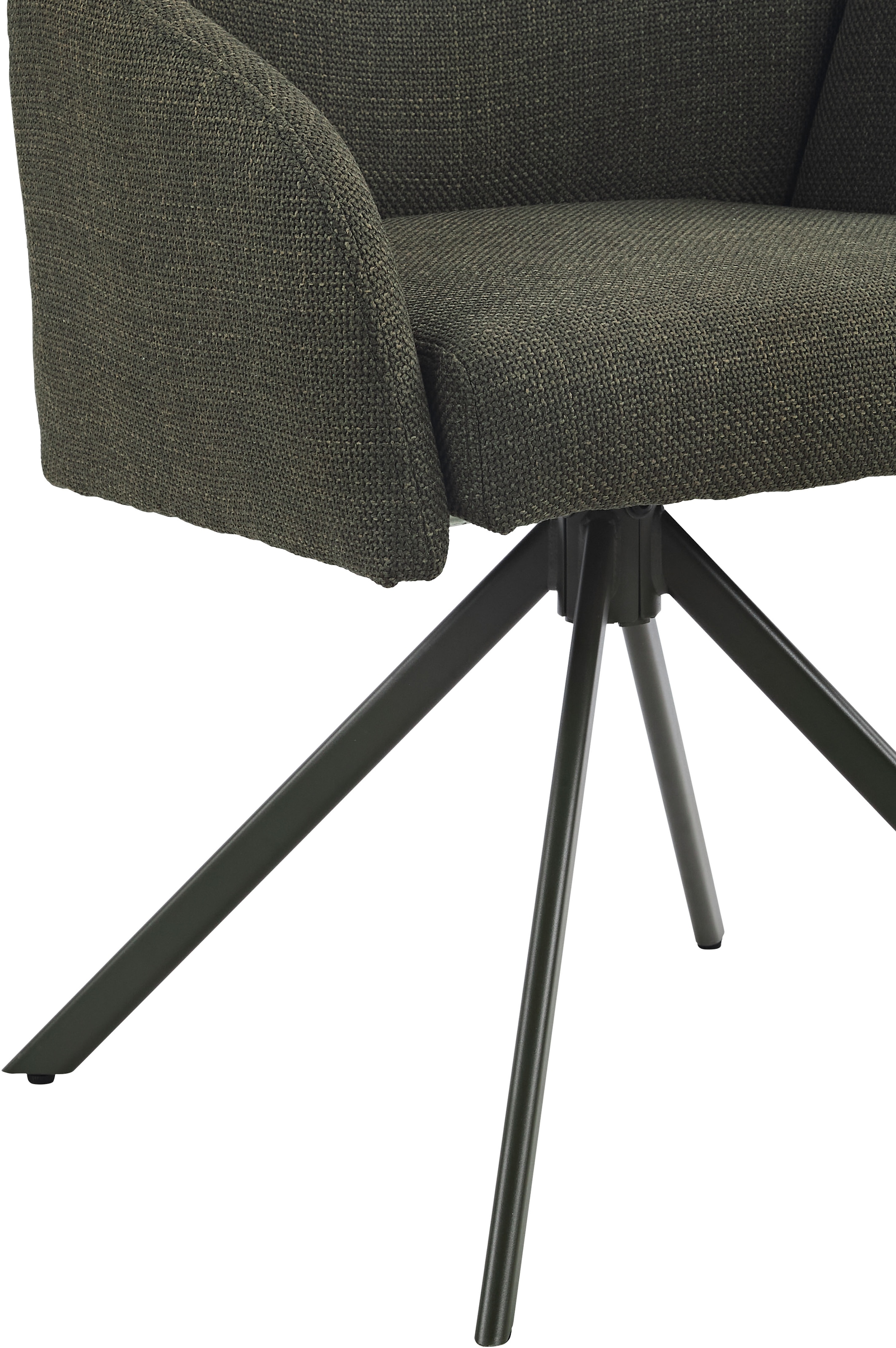 HELA Armlehnstuhl »HOLLY« (Set) 1 Stk.360° drehbar, Armlehnen, Gestell angepasst, Swing Back Komfortrücken