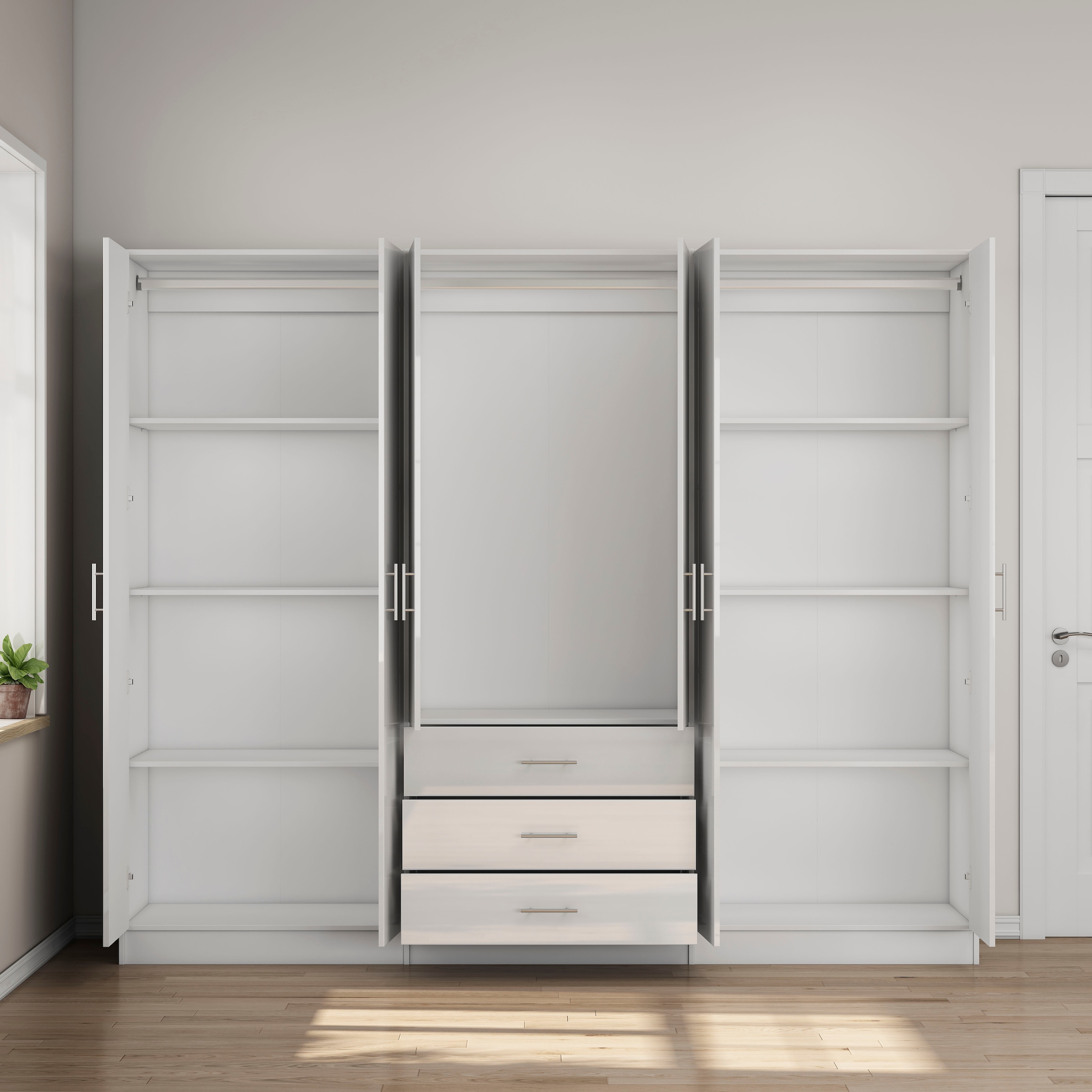 OTTO home Kleiderschrank »Trento Schlafzimmerschrank Garderobe hochglanz Bestseller«