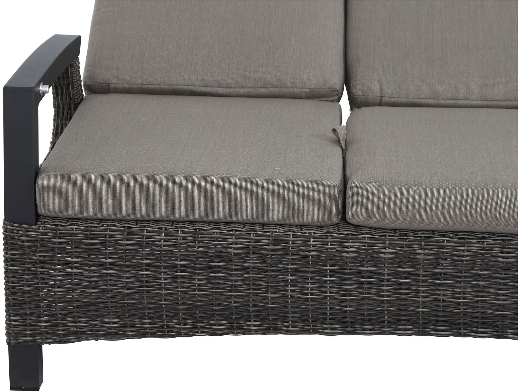 Siena Garden Gartenlounge-Set »Corido«, (Set, 9 tlg.), bestehend aus 2 Sesseln, 1 Sofa, 1 Tisch und 5 Auflagen