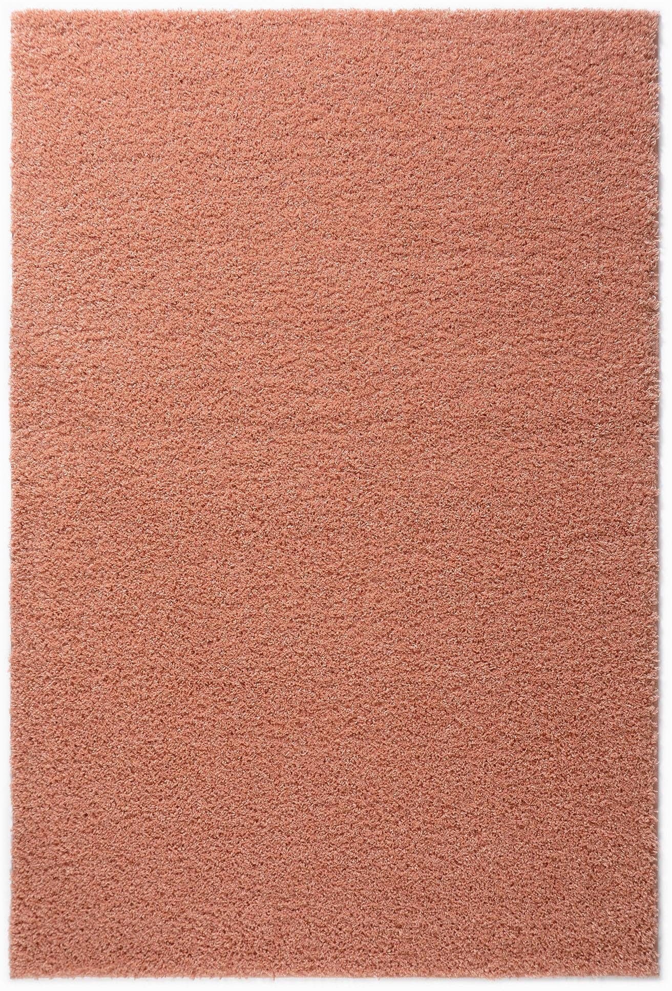 Bruno Banani Hochflor-Teppich »Shaggy Soft«, rechteckig, 30 mm Höhe, gewebt, Uni Farben, besonders weich und kuschelig