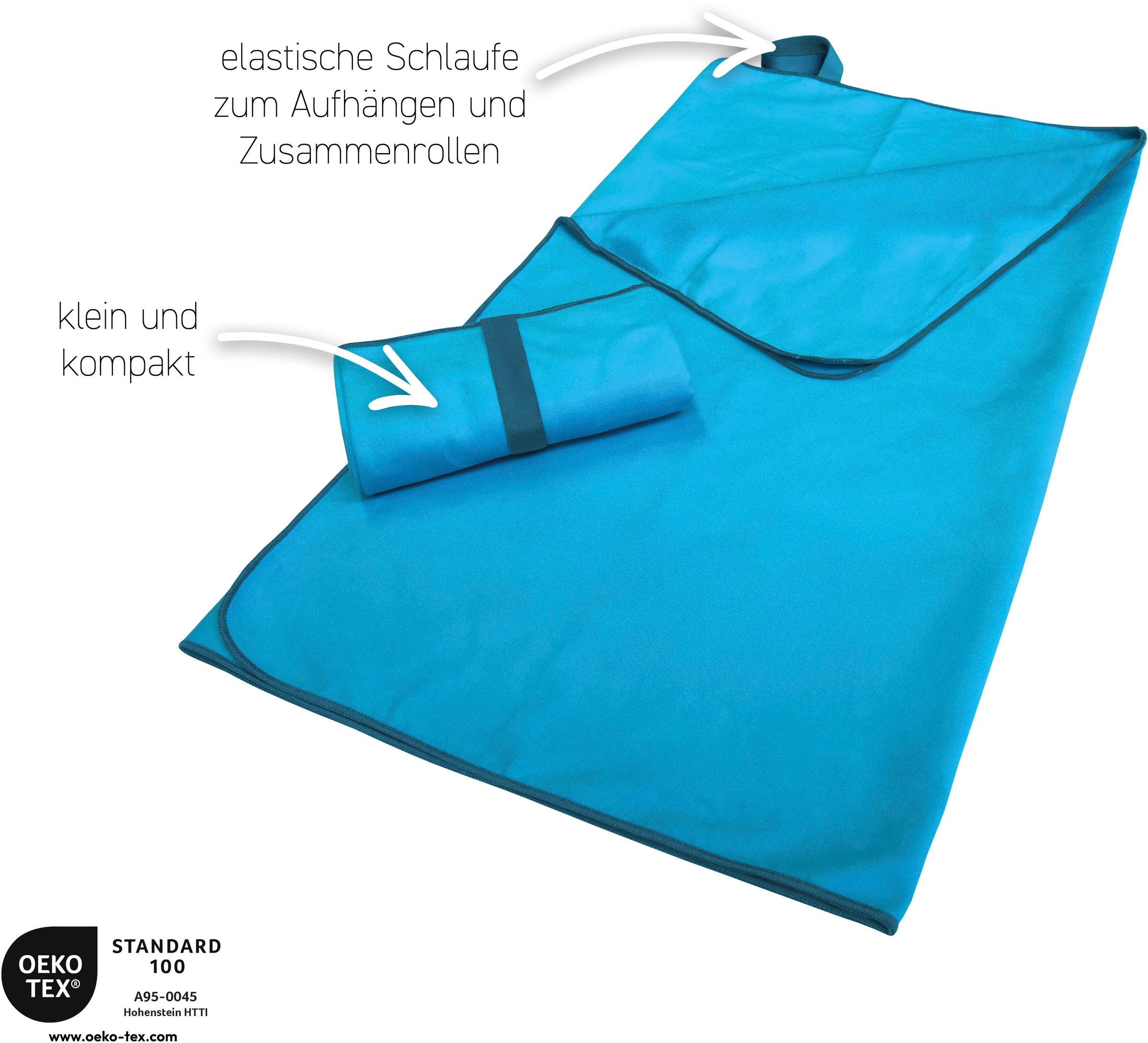 my home Sporthandtuch »Elja Reisehandtuch, Strandhandtuch,«, (2 St.), auch günstig online kaufen