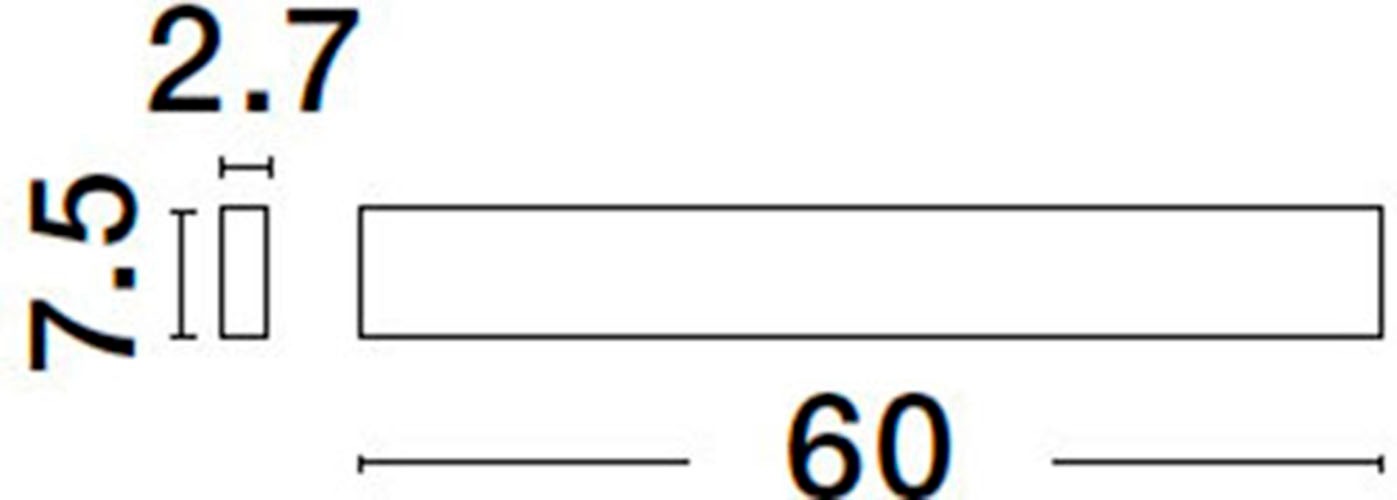 Nova Luce LED Wandleuchte »SELINE« LED-Modul 1 Stk. Warmweiß