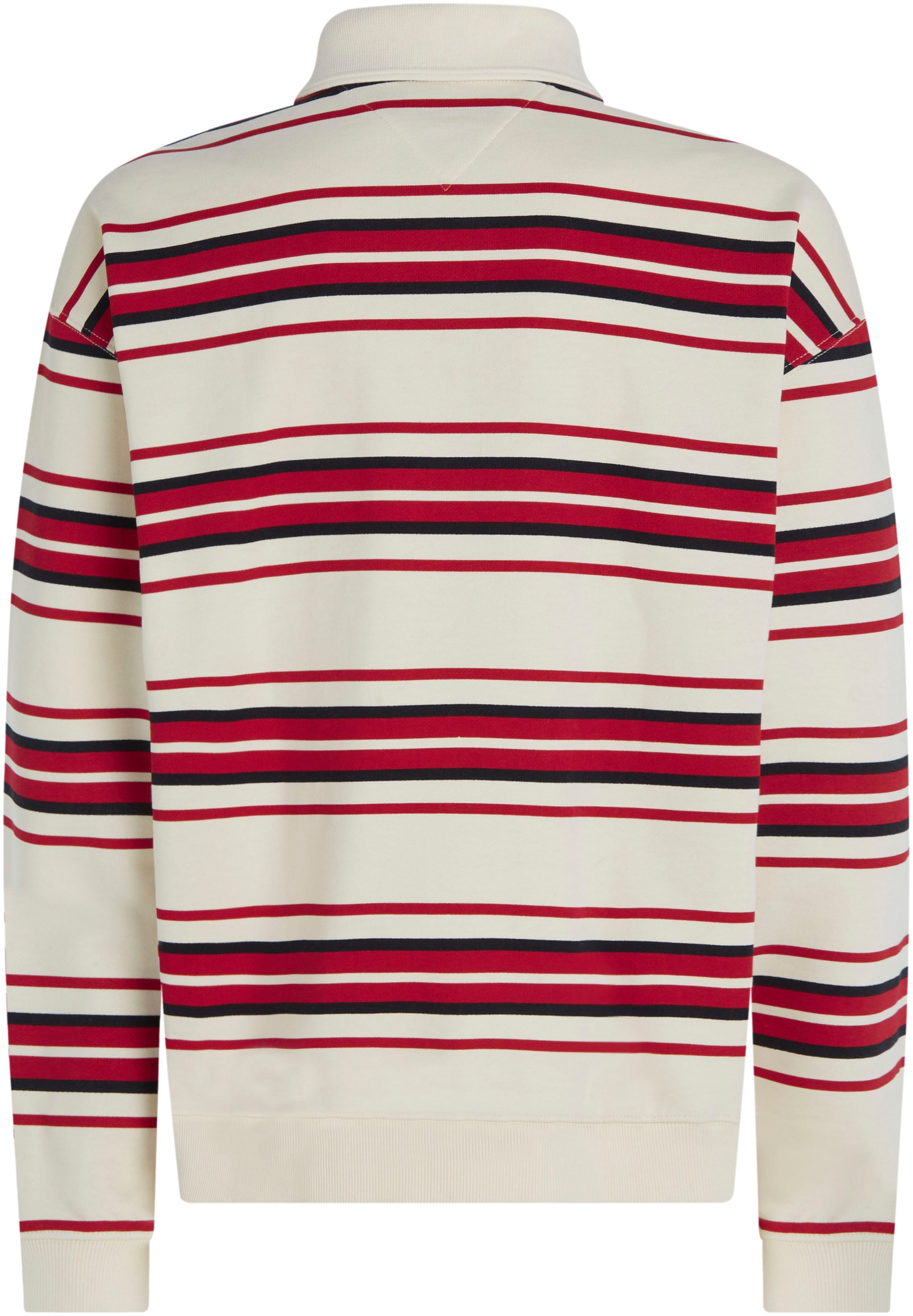 Tommy Hilfiger Rugbyshirt »MONOTYPE STRIPE RUGBY«, Markenstickerei