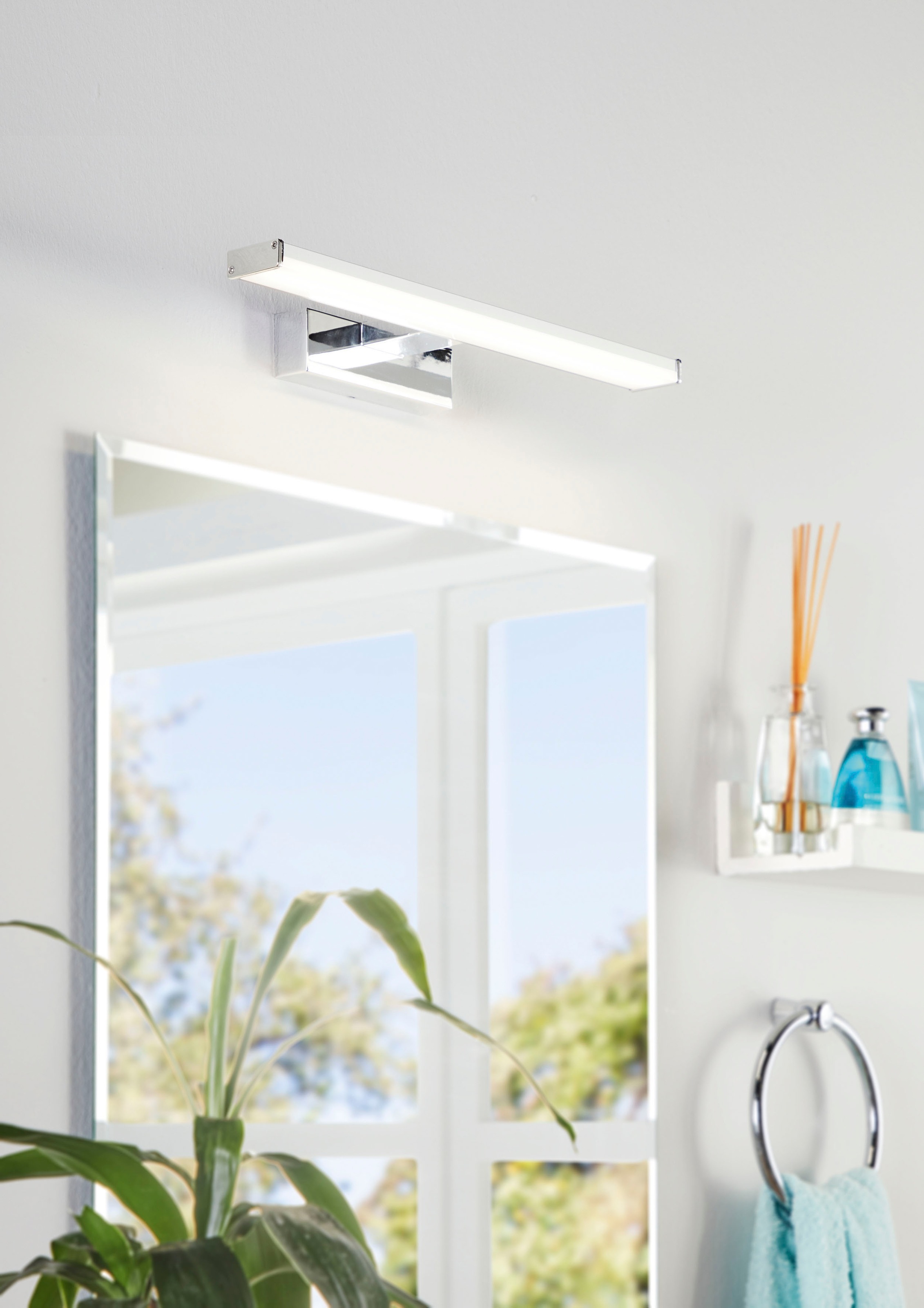 EGLO Spiegelleuchte »PANDELLA« LED-Board 1 Stk. Neutralweiß Deckenleuchte i günstig online kaufen