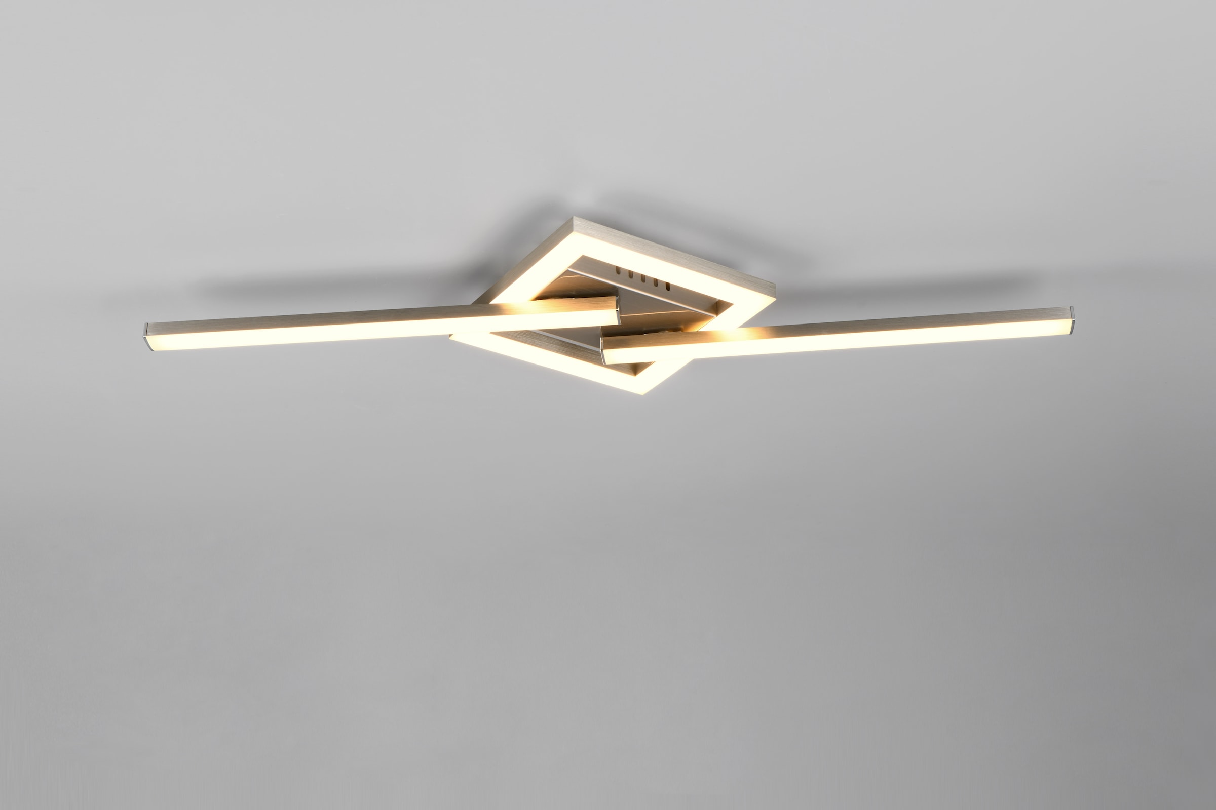 my home LED Deckenleuchte »DAVINIA, als Deckenlampe oder Wandlampe mögl, LED Stäbe schwenkbar«, 1 flammig, Leuchtmittel LED-Board | LED fest integriert, warmweiß 3000K 1860 Lumen 54x16 cm beweglich Flurlampe Wohnzimmerlampe