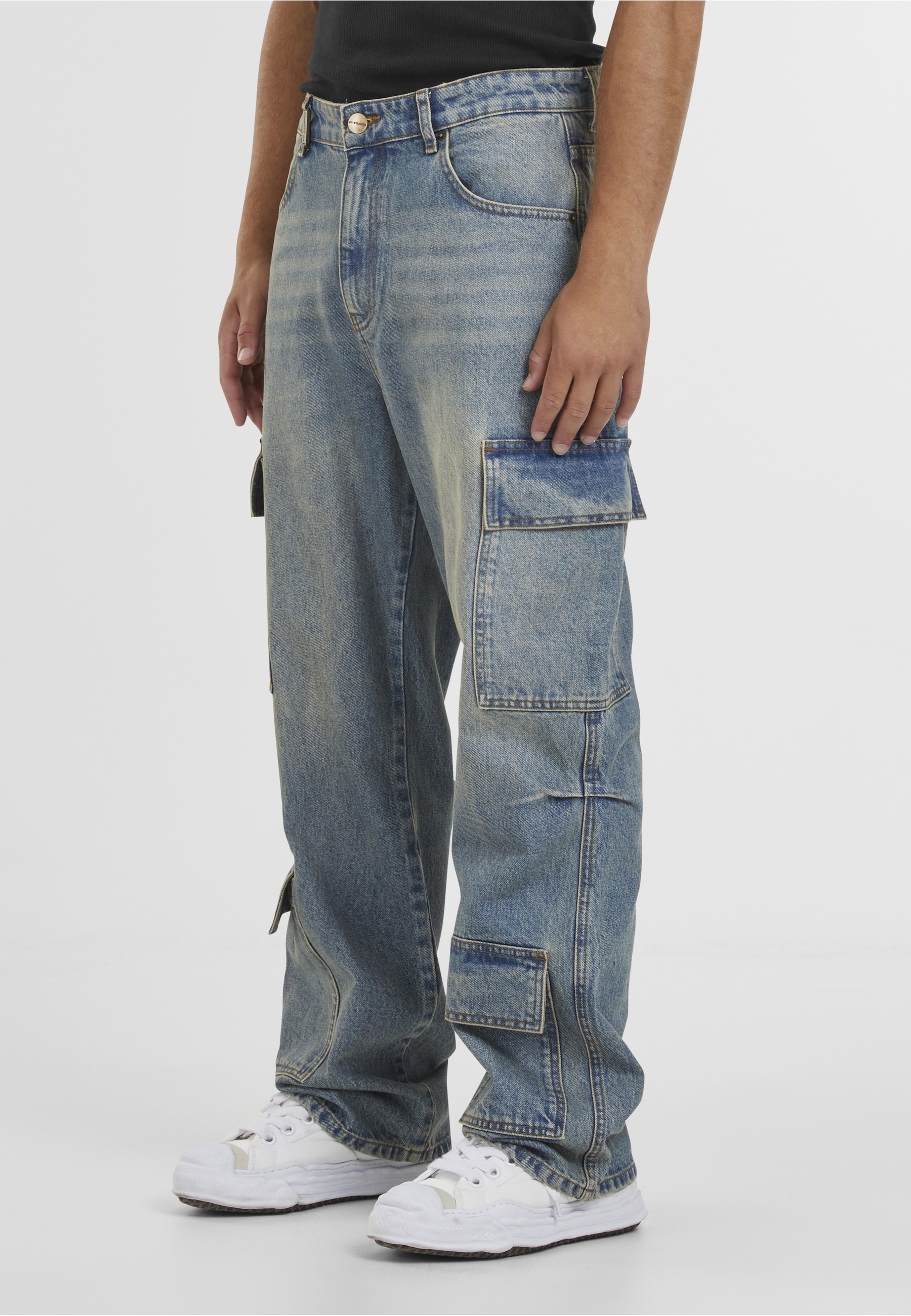 2Y Studios Stoffhose »2Y Studios Vorin Cargo Baggy Jeans«
