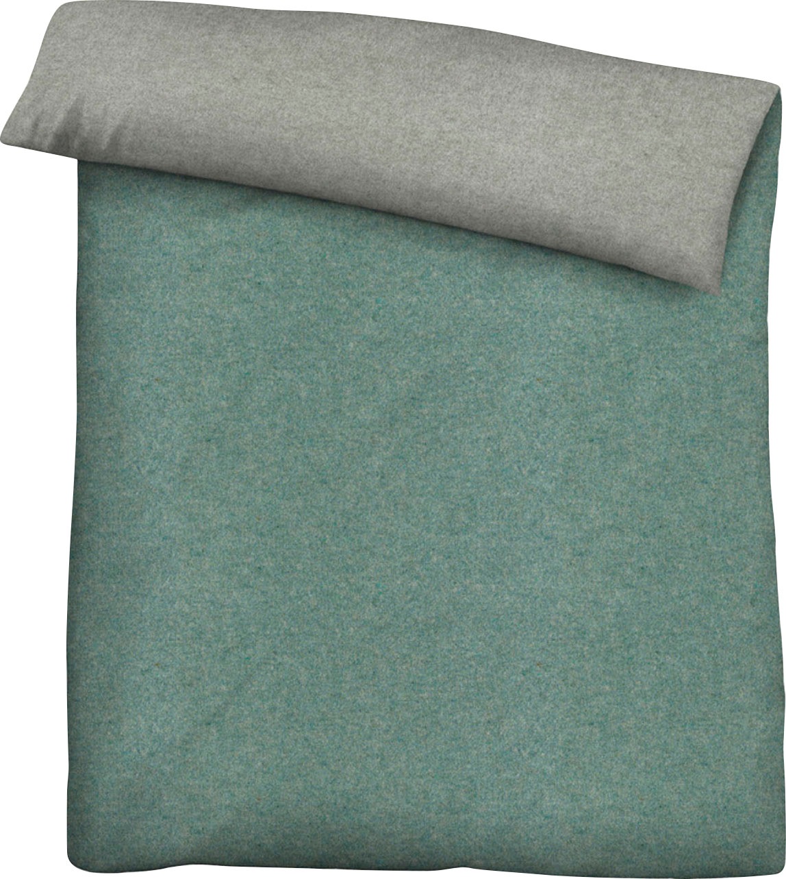 Biberna Wendebettwäsche »Hermal«, aus weicher, wohlig warmer Flanell (Biber) Qualität in Melange Optik, aus 100% Baumwolle, STANDARD 100 by OEKO-TEX® zertifiziert, Made in Germany