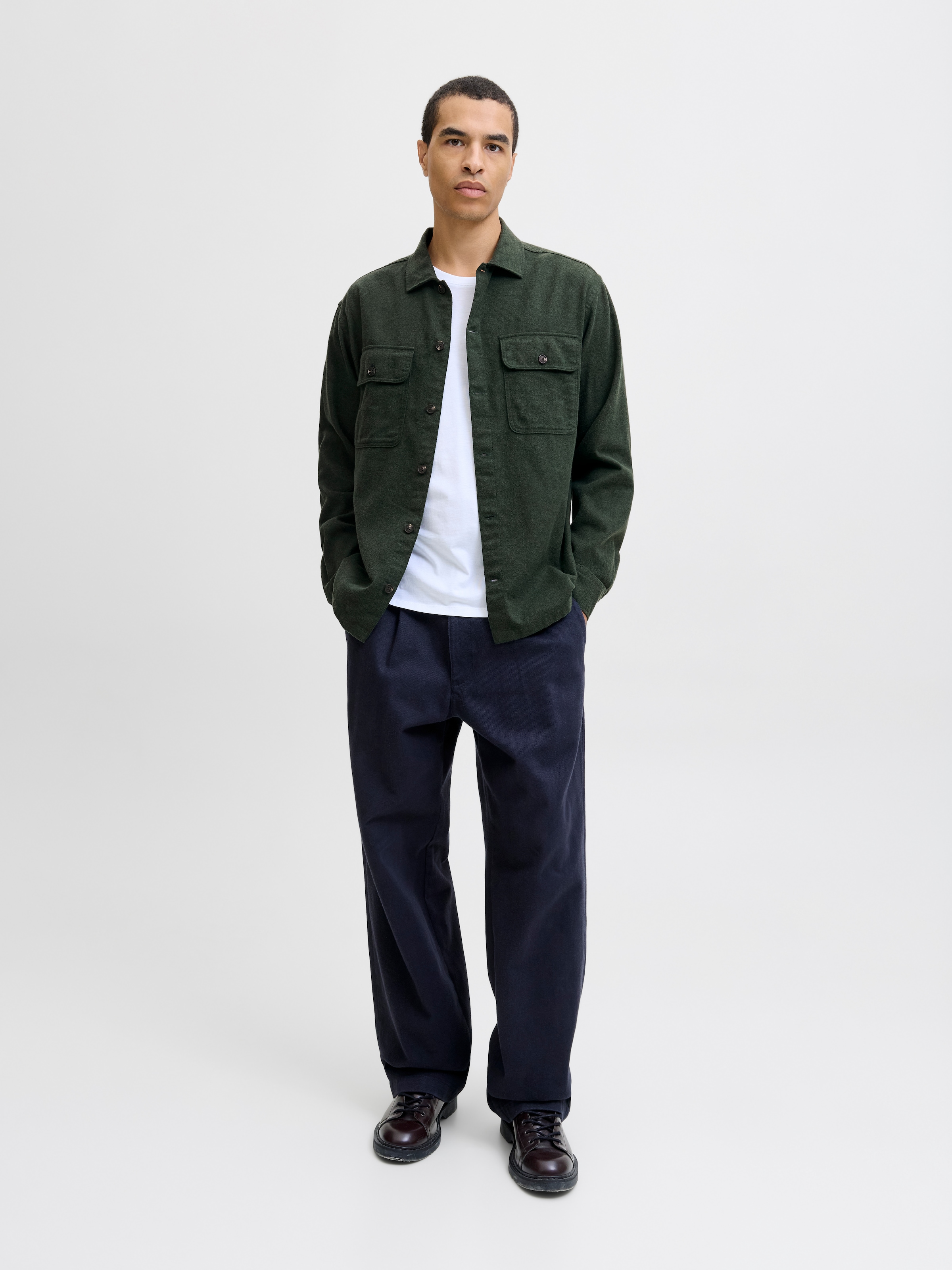 Jack & Jones Langarmhemd »JJECHARGE OVERSHIRT LS NOOS«