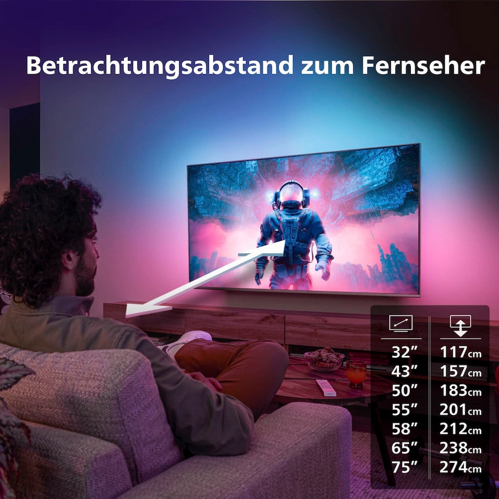 Philips LED-Fernseher »32PFS6908/12«, 80 cm/32 Zoll, Full HD, Smart-TV