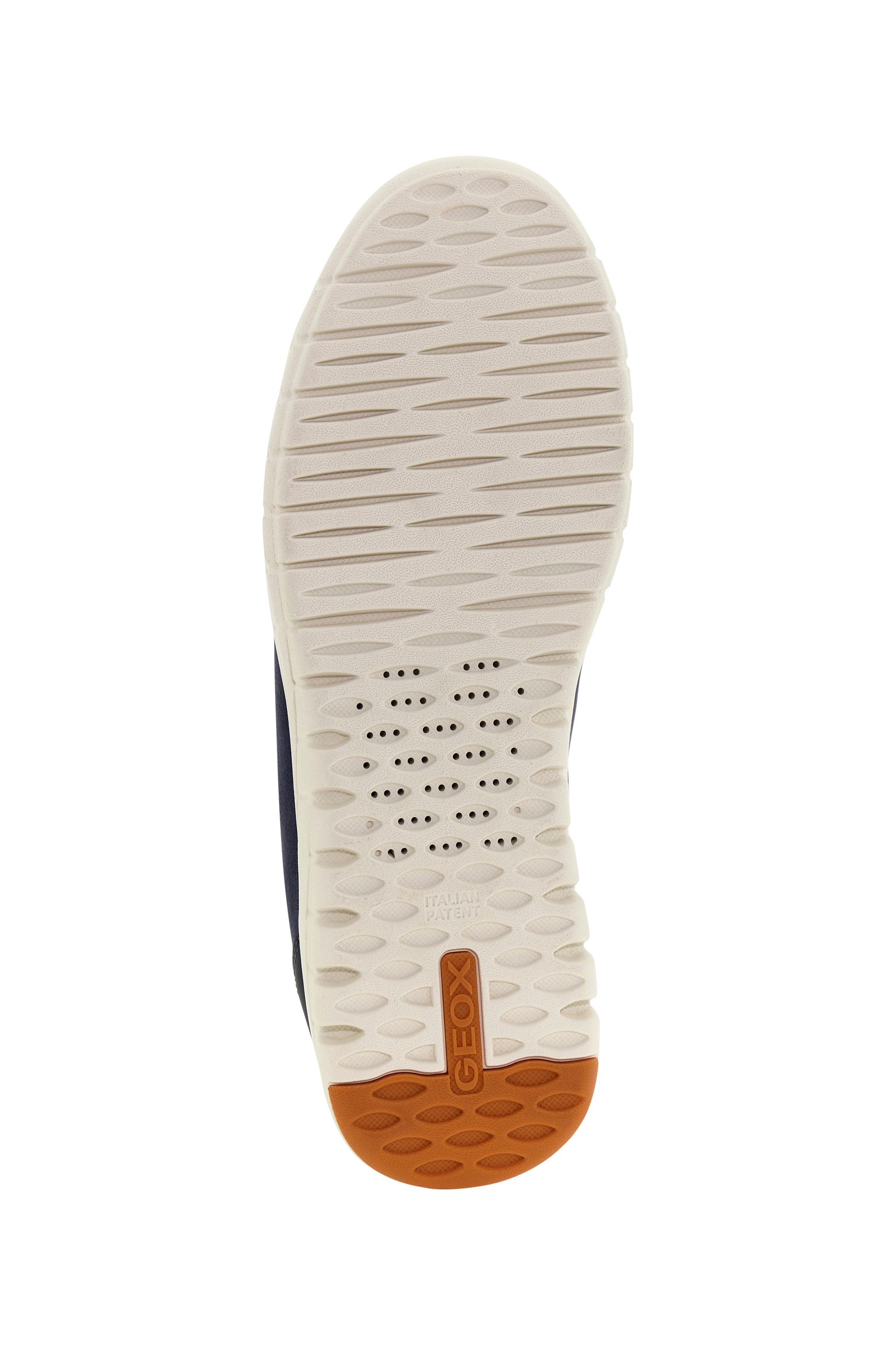 Geox Slip-On Sneaker »U FLEXTRIDE PLUS«  Freizeitschuh, Schlüpfschuh mit Logoschriftzügen und Kontrastbesatz