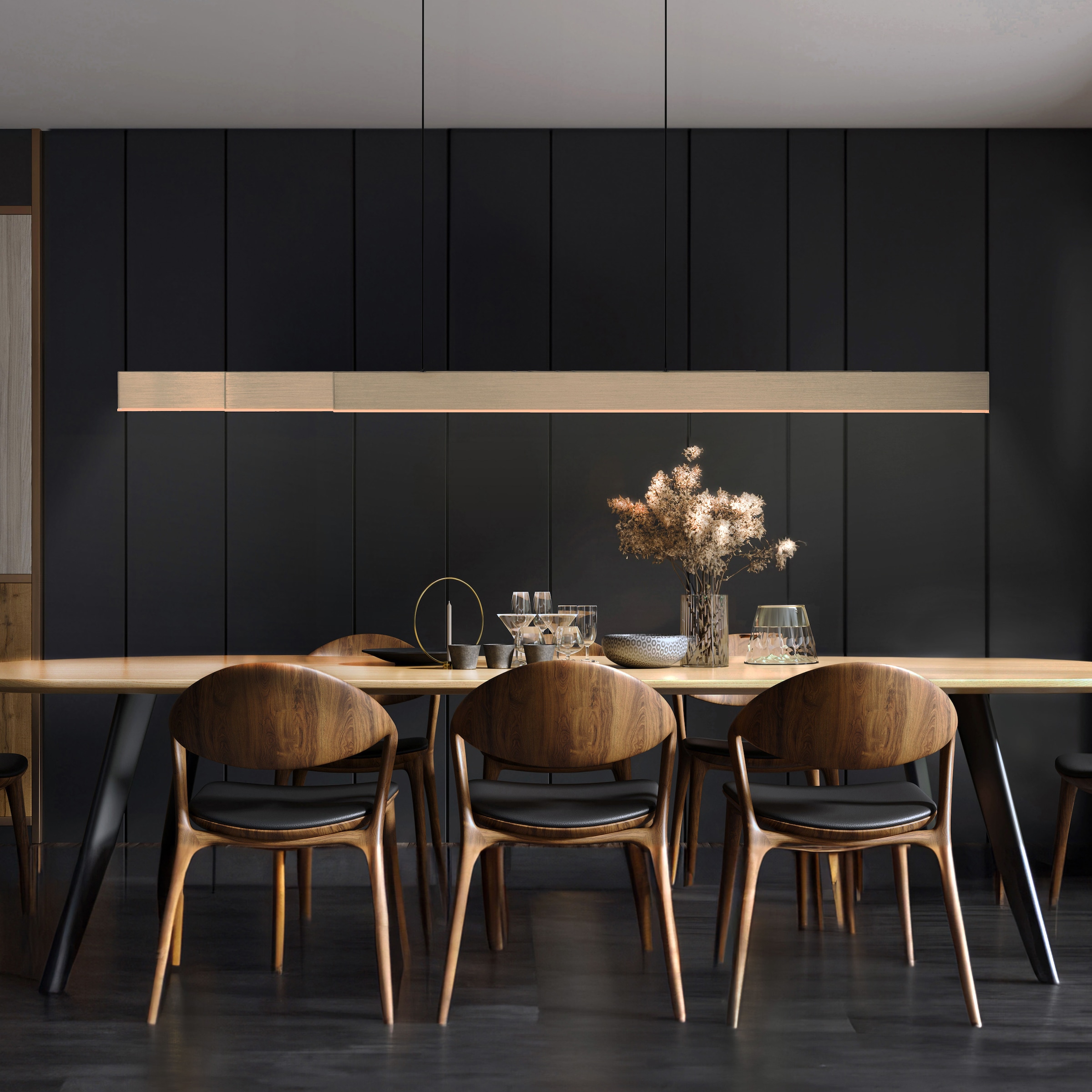 Neuhaus PURE LED Pendelleuchte »PURE Moto-Rise« LED-Board 1 Stk. warmweiß - kaltweiß e-LIFT® Funktion, e-SLIDE® Funktion, Fernbedienung