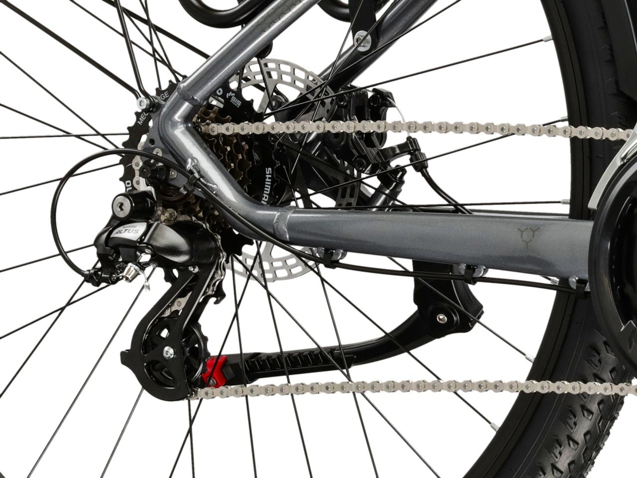 Kross Mountainbike »KROSS Mountainbike Hardtail 27,5" Hexagon 2.0 Eq grau 21 Gänge« 21 Gang Shimano ALTUS M310 Schaltwerk Kettenschaltung