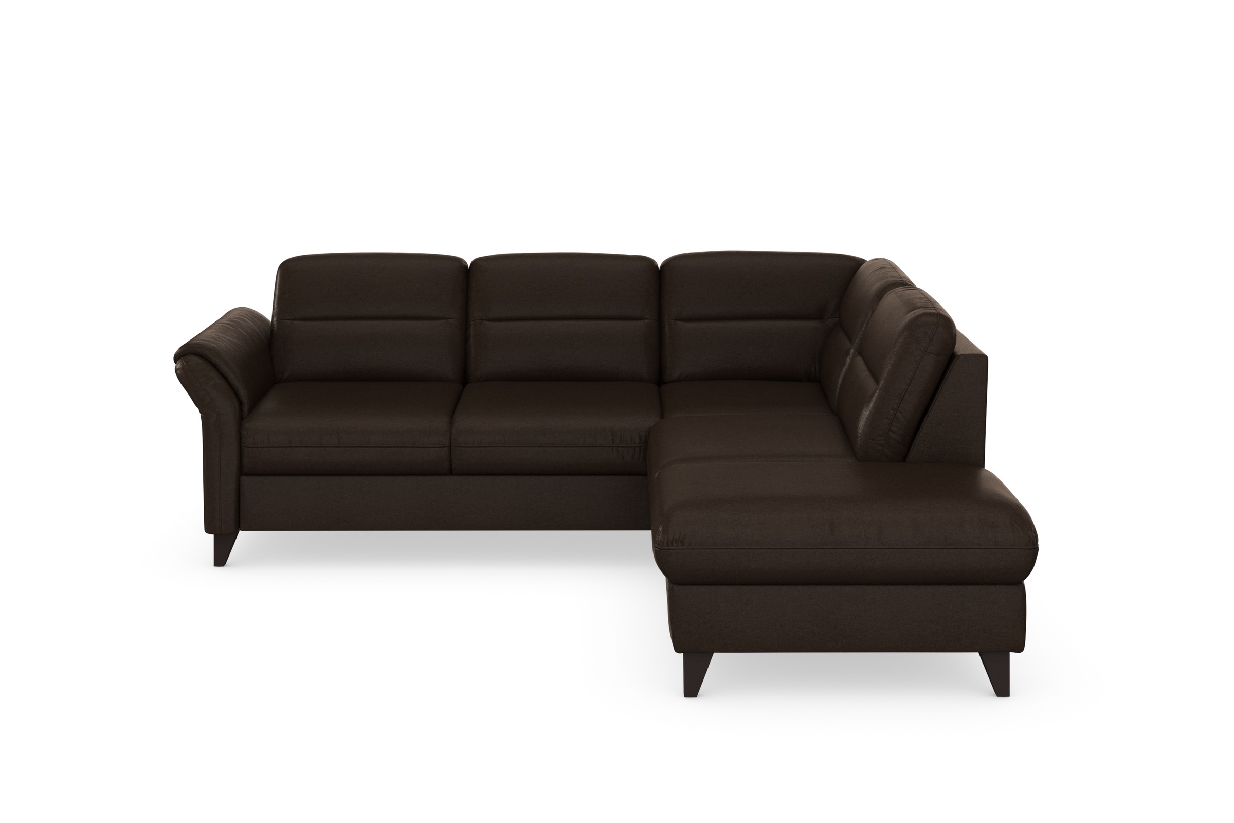 sit&more Ecksofa »Mellum L-Form«, Federkern, wahlweise mit Bettfunktion, Stauraum und Armteilfunktion