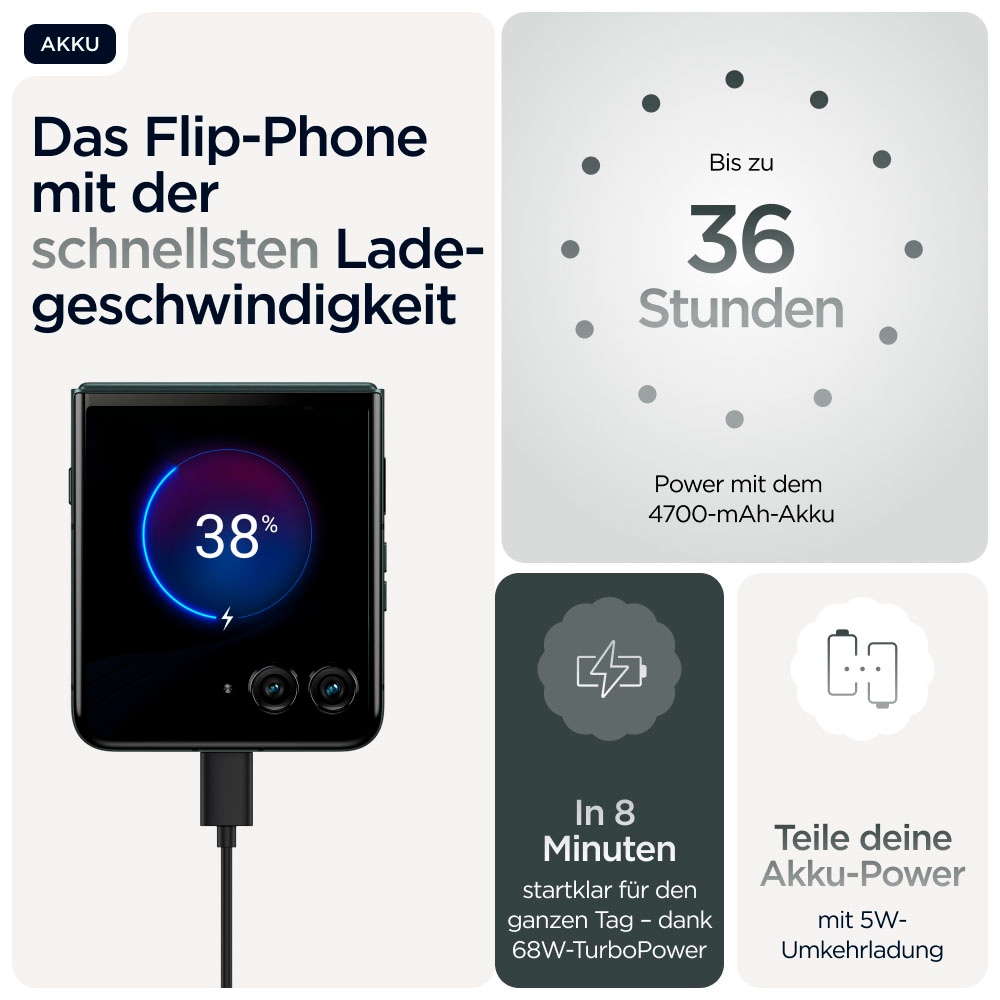 Motorola Smartphone »Razr 60 Ultra«, Scarab