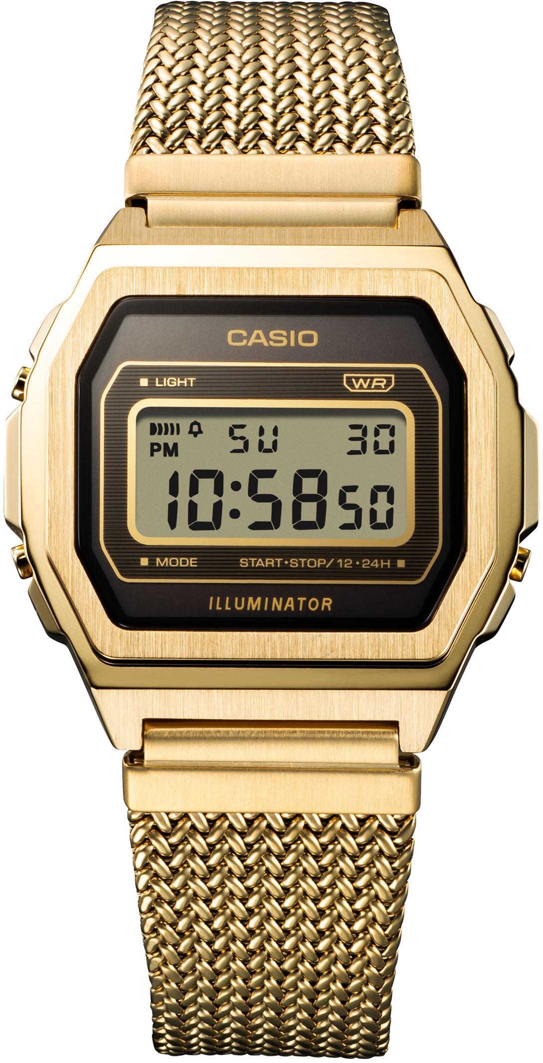 CASIO VINTAGE Chronograph, Quarzuhr, Armbanduhr, Damen, Herren, digital, retro, Stoppfunktion