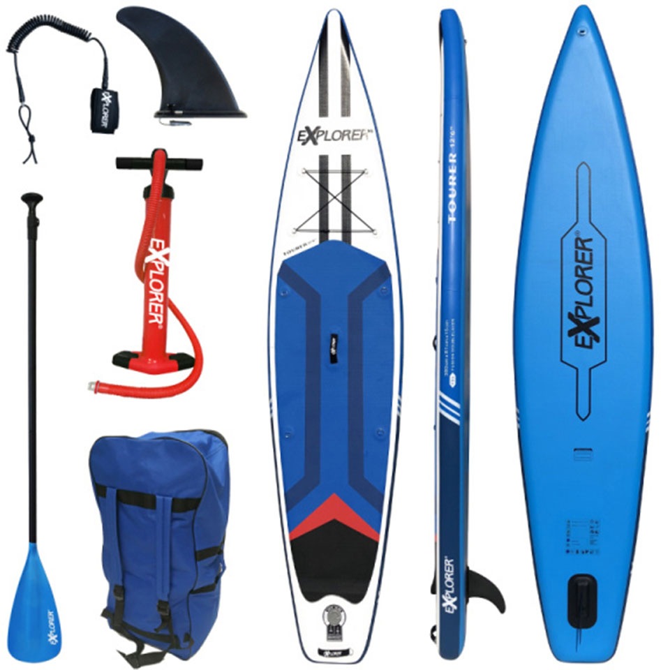 EXPLORER SUP-Board »Tourer« blau/weiß/rot