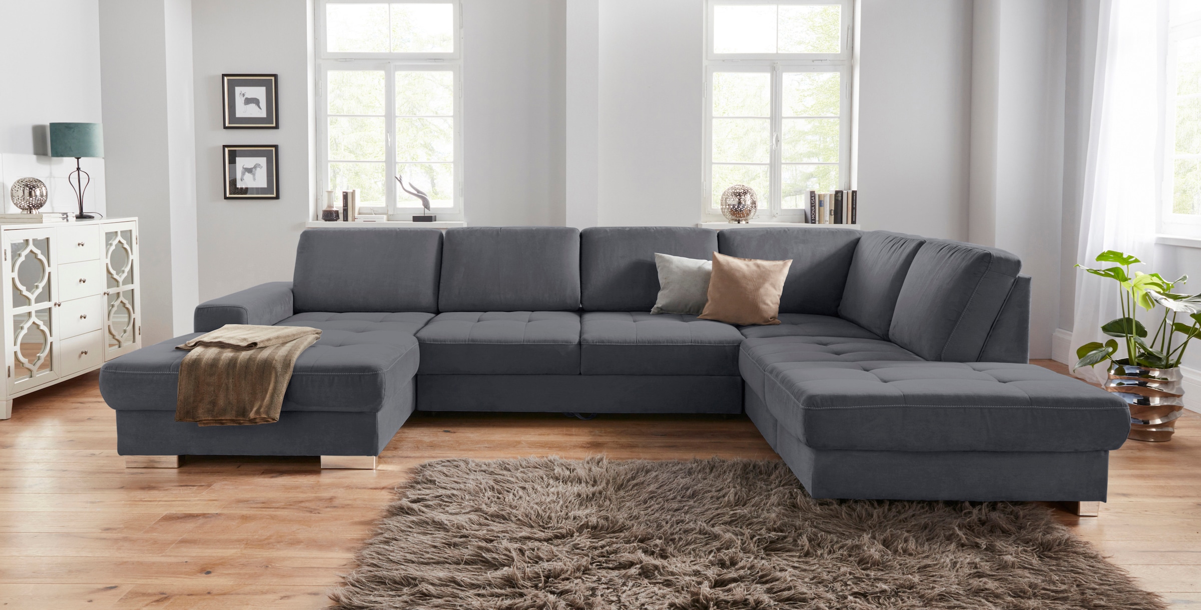 sit&more Wohnlandschaft Santorini U-Form, mit Federkern günstig online kaufen