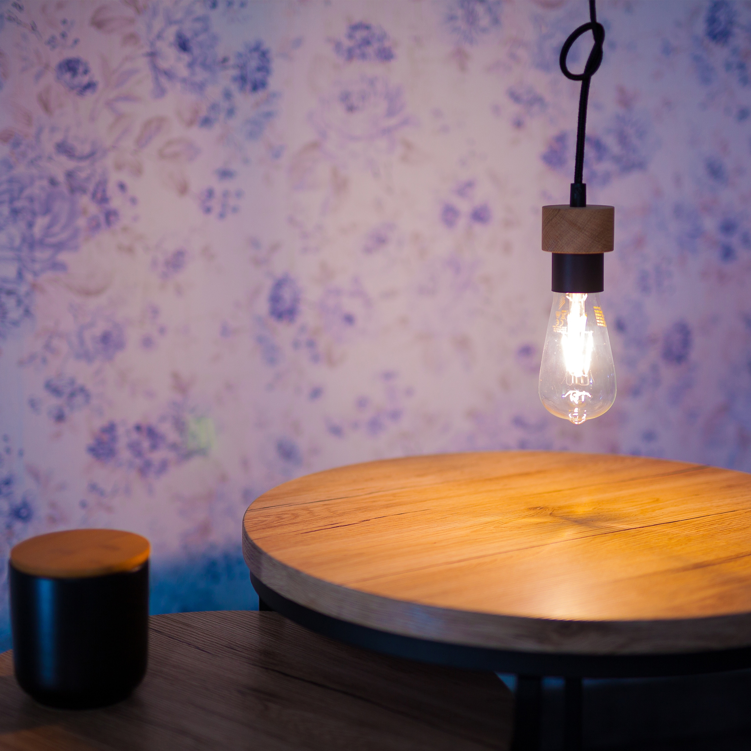 BRITOP LIGHTING Pendelleuchte »CLARTE«, 1 flammig, Leuchtmittel E27 | Leuchtmittel wechselbar-ohne Leuchtmittel, Naturprodukt aus Eichenholz, Nachhaltig mit FSC®-Zertifikat