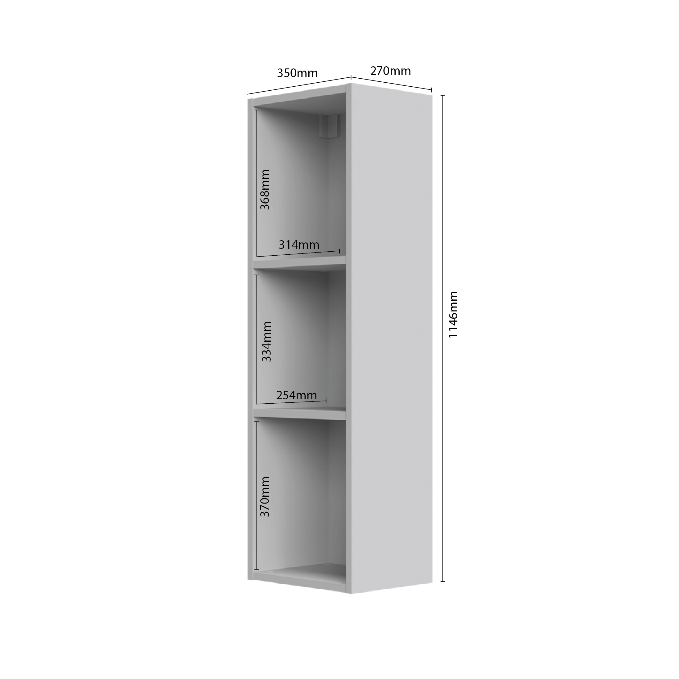 Home affaire Hängevitrine »Gala«, Hängeschrank, UV lackiert, kratzfest, hochglänzend
