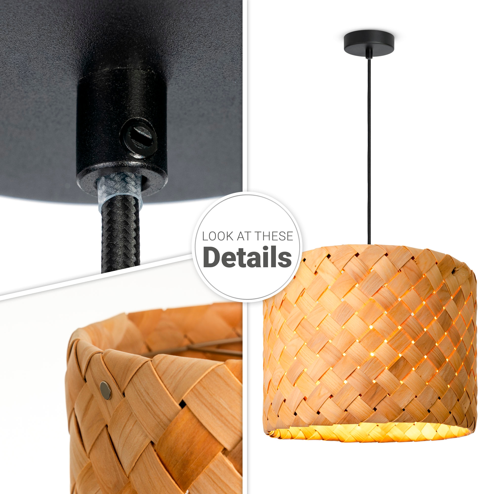 Paco Home Pendelleuchte »HUGO PD1« E27